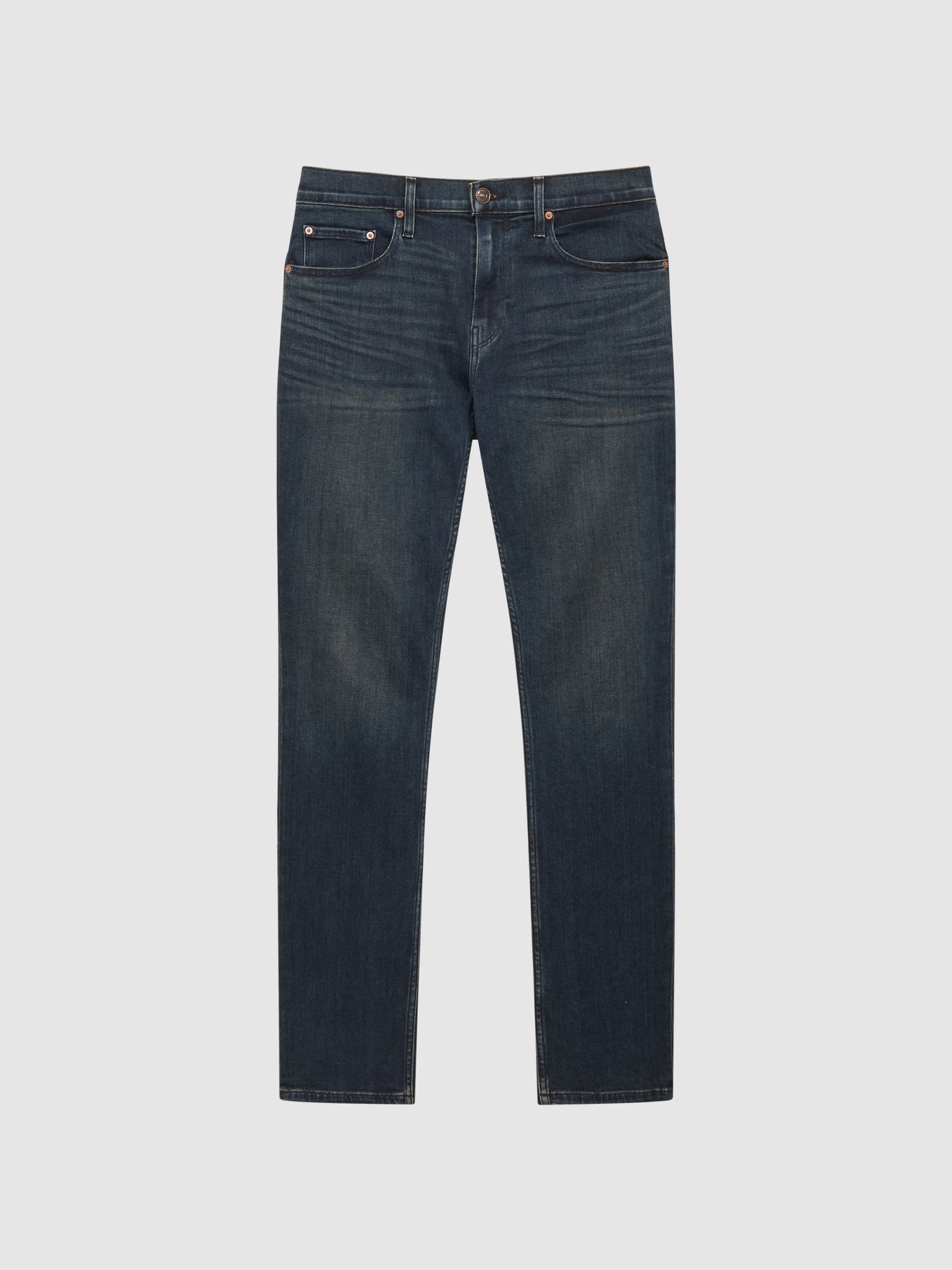 Paige Slim Fit Straight Leg Jeans in Denzel - Image 2 of 6