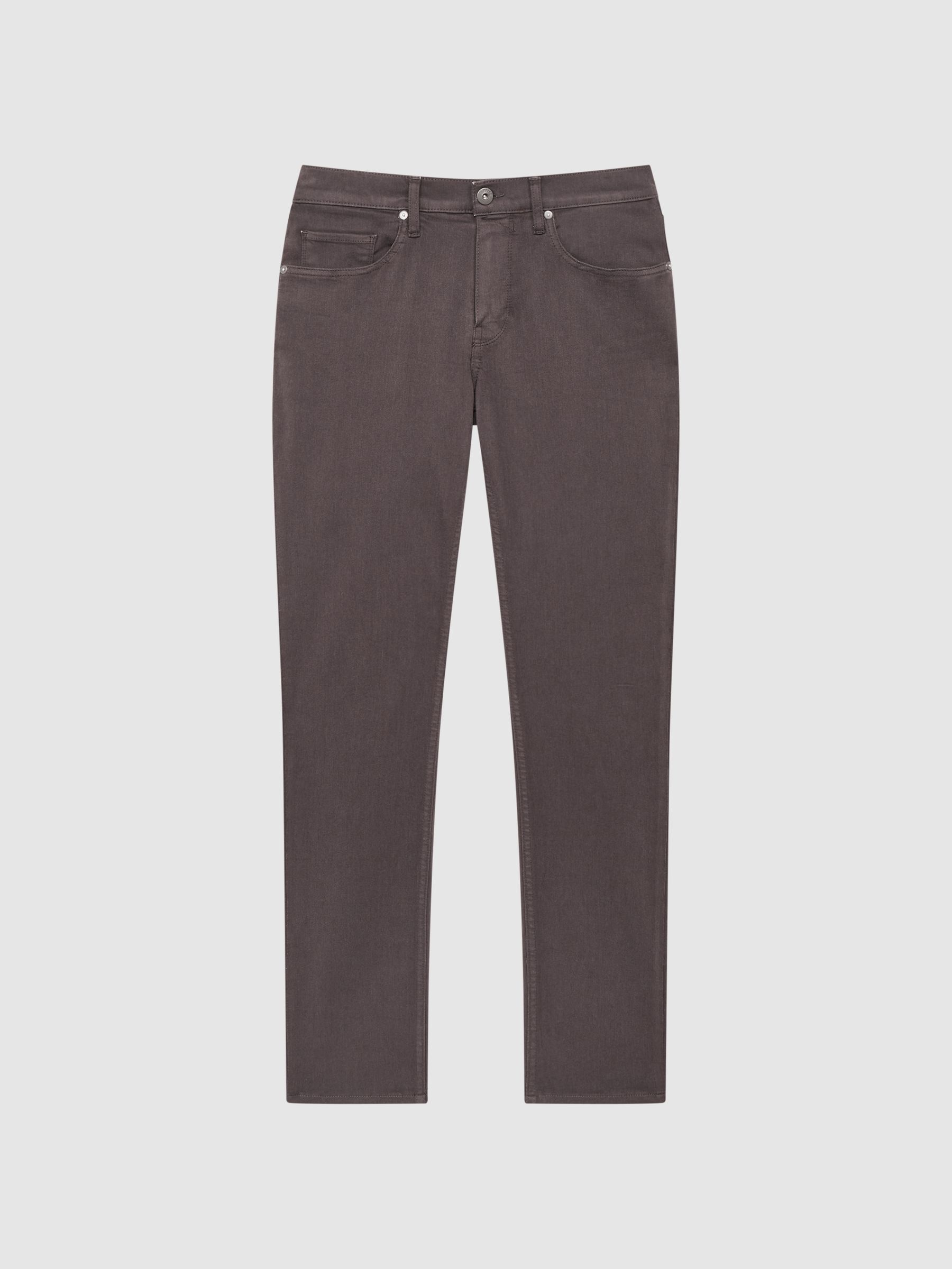 Paige Slim Fit High Stretch Jeans in Twilight Truffle - Image 2 of 6