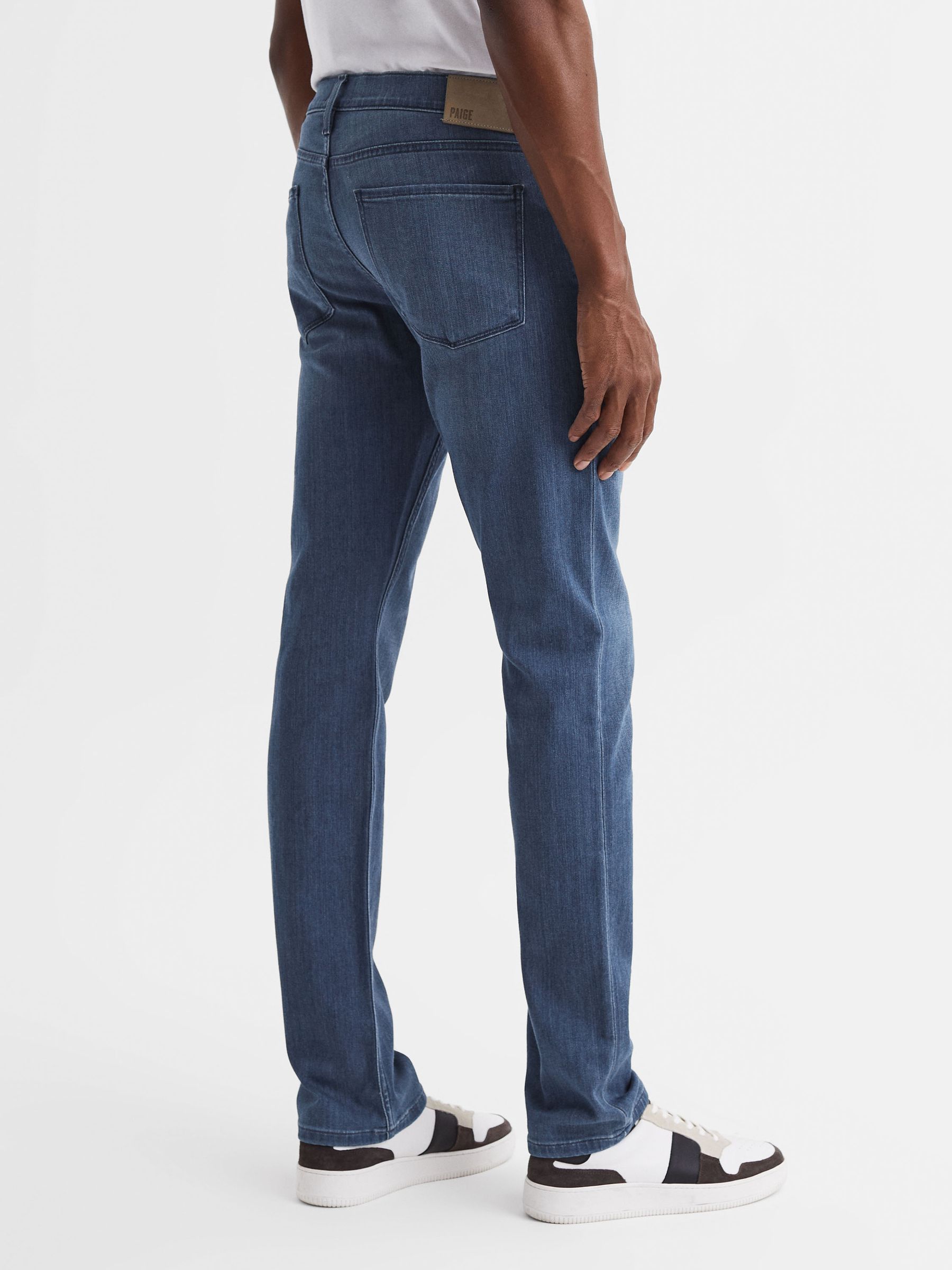 Paige Slim Fit High Stretch Jeans in Canning - Image 5 of 7