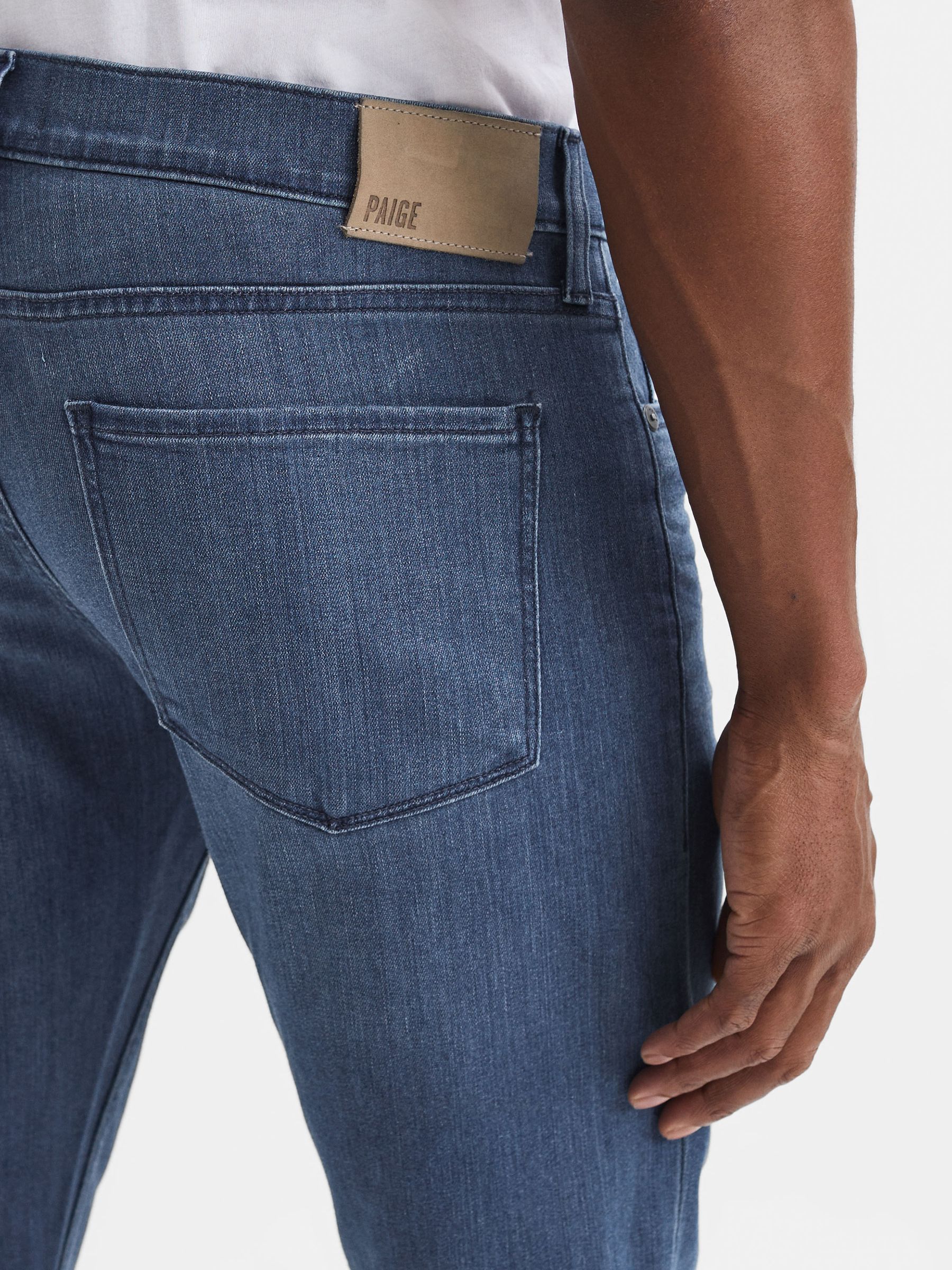 Paige Slim Fit High Stretch Jeans in Canning - Image 6 of 7