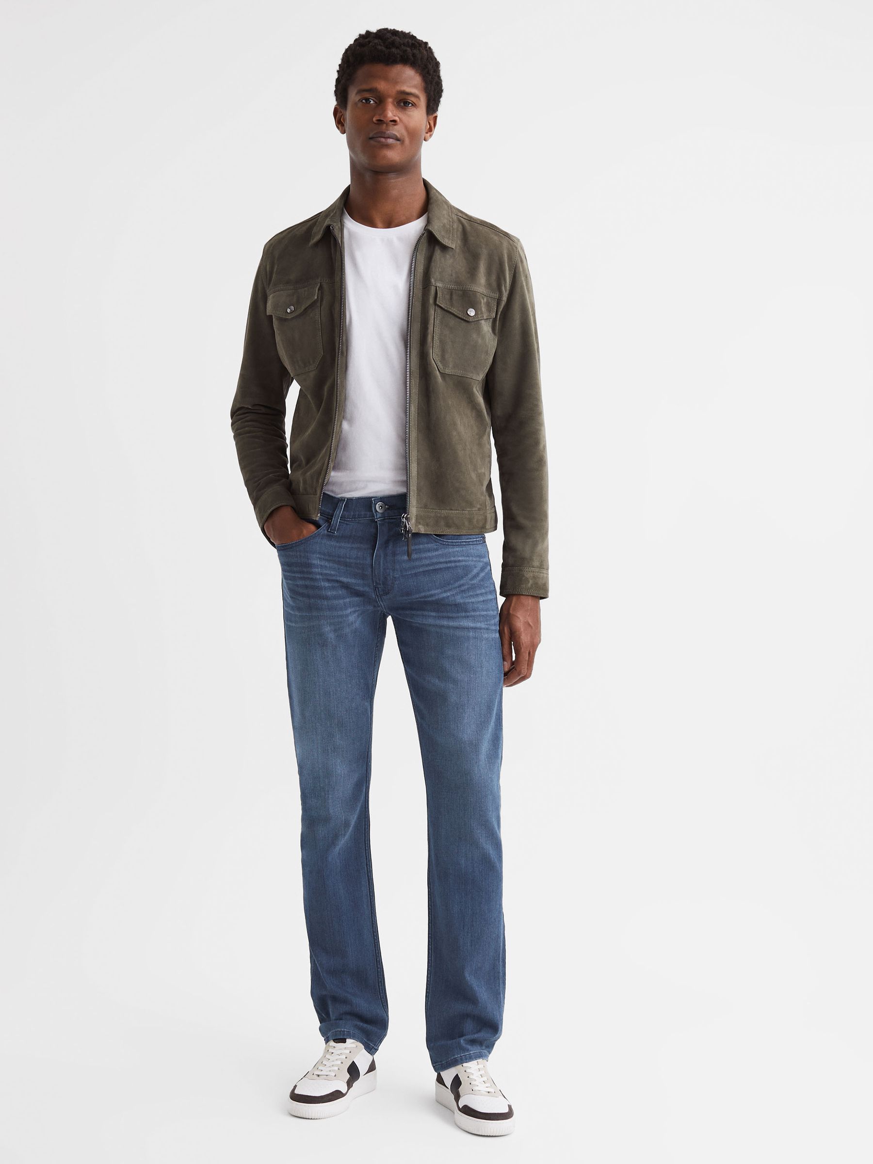 Paige Slim Fit High Stretch Jeans in Canning - Image 7 of 7