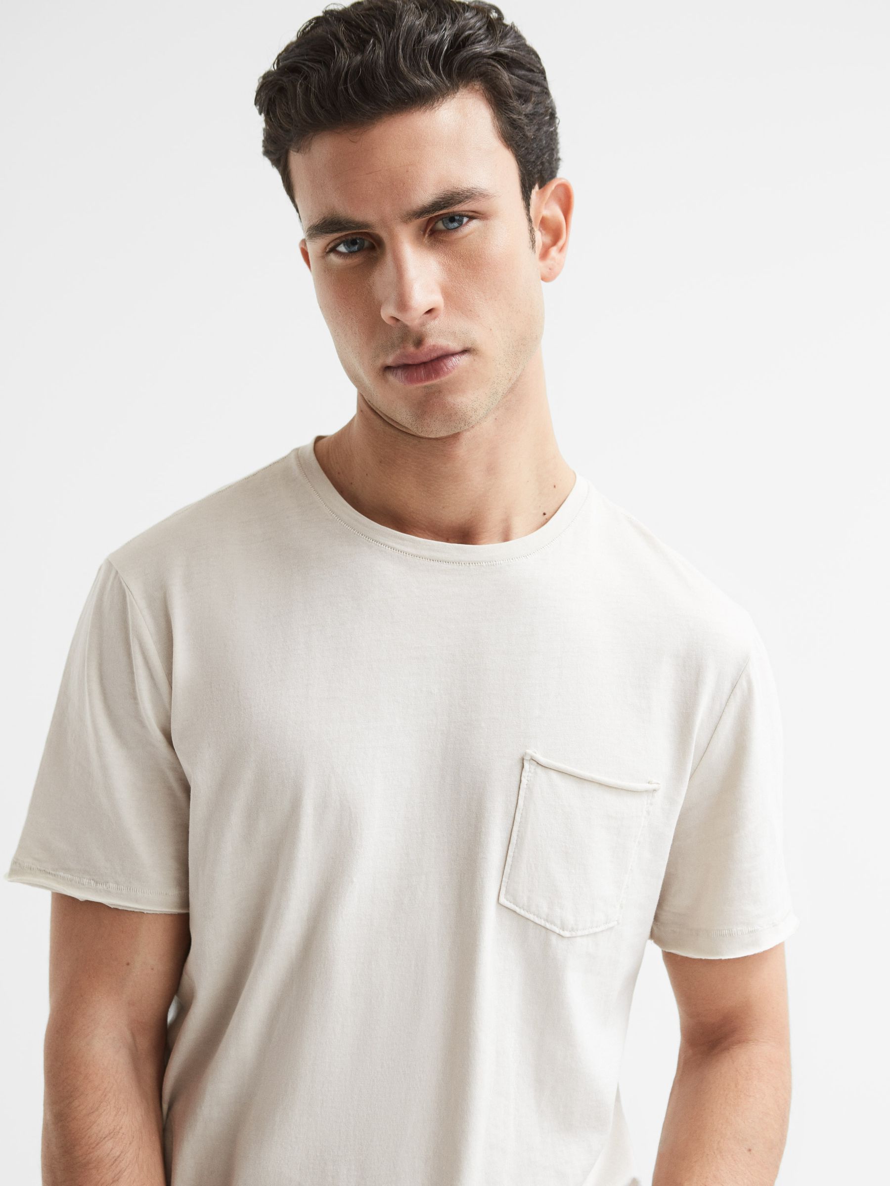 Paige Short Sleeve T-Shirt in Winter Shell - Image 4 of 5