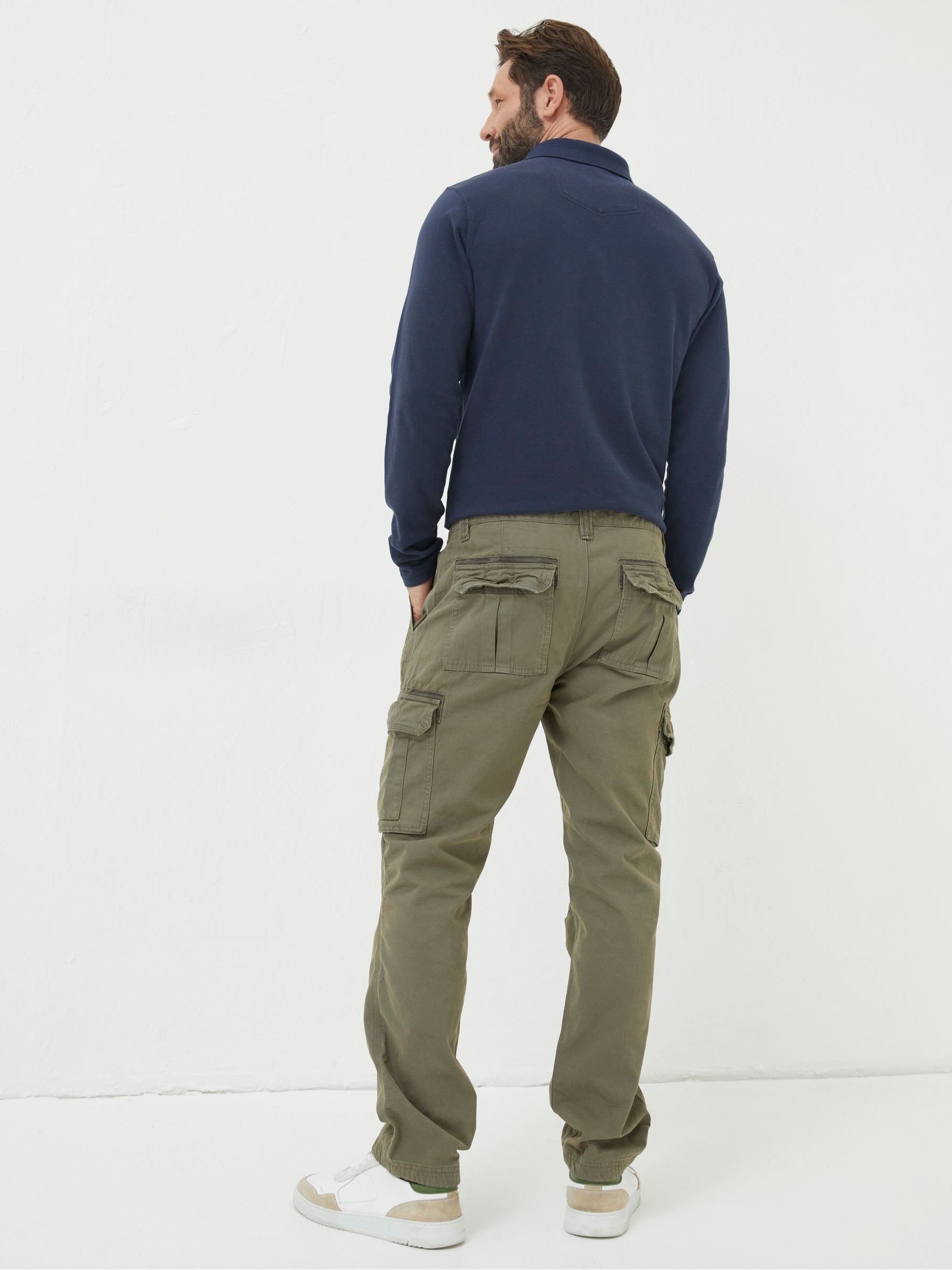 Breakyard Green Cargo Trousers - Image 2 of 4