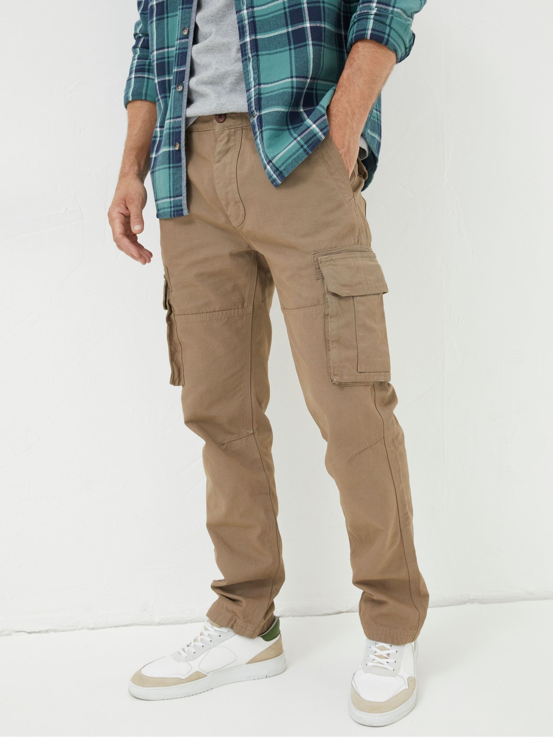 Breakyard Natural Cargo Trousers - Image 1 of 4