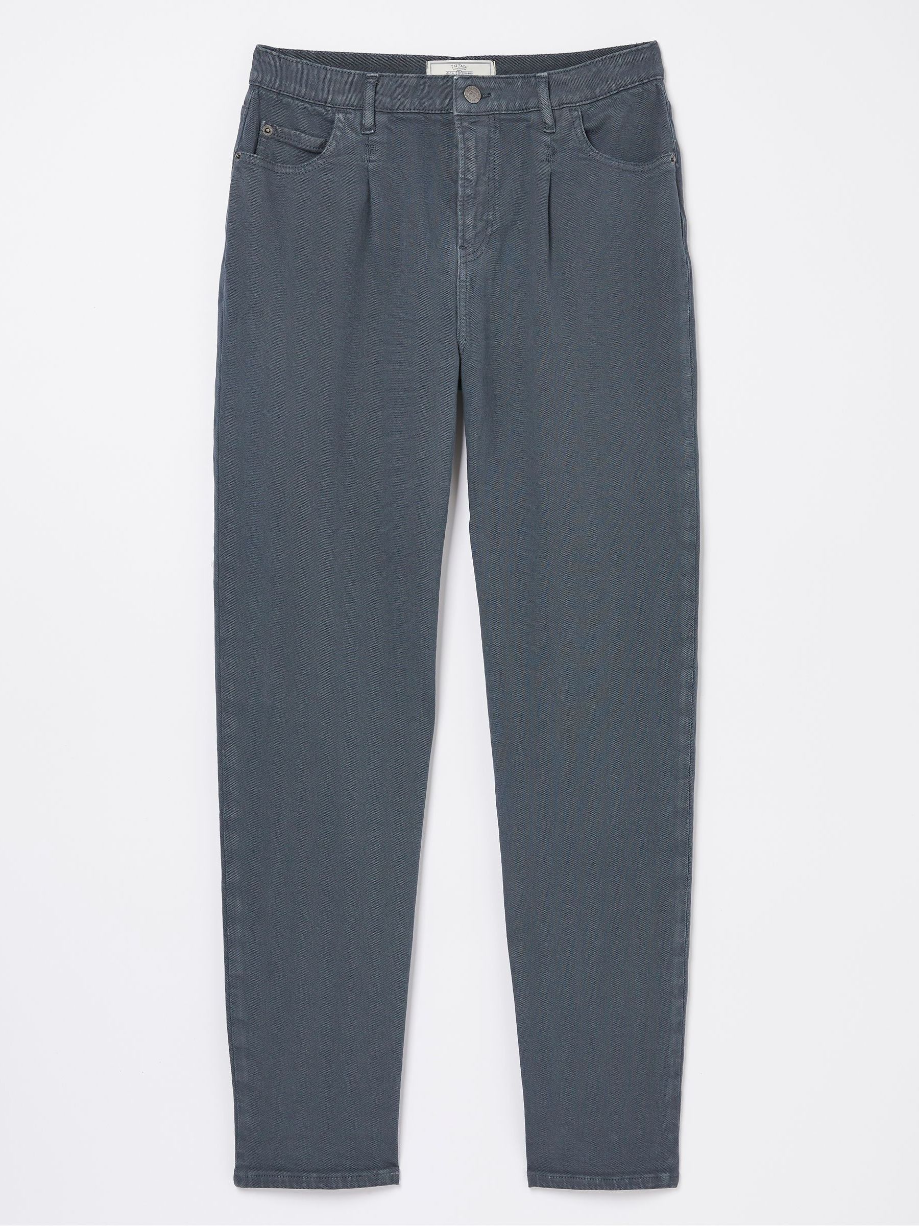 Blue Cleo Canvas Barrel Leg Chinos - Image 6 of 6