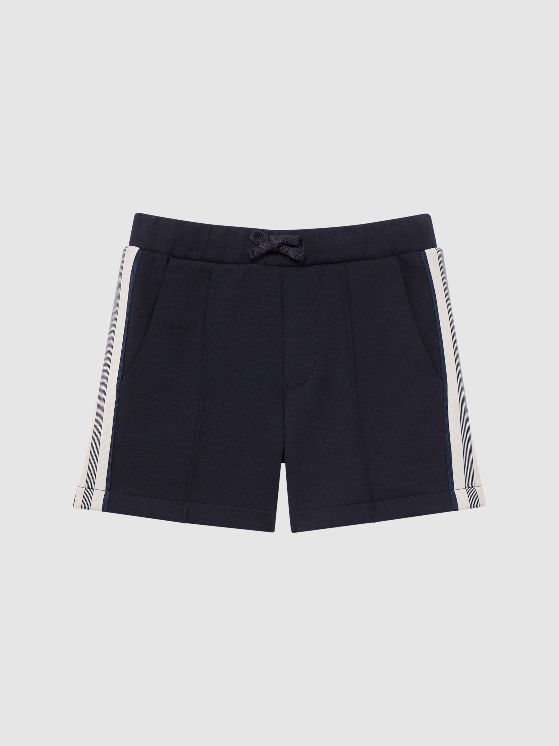 Junior Stripe Detail Shorts in Navy - Image 2 of 7