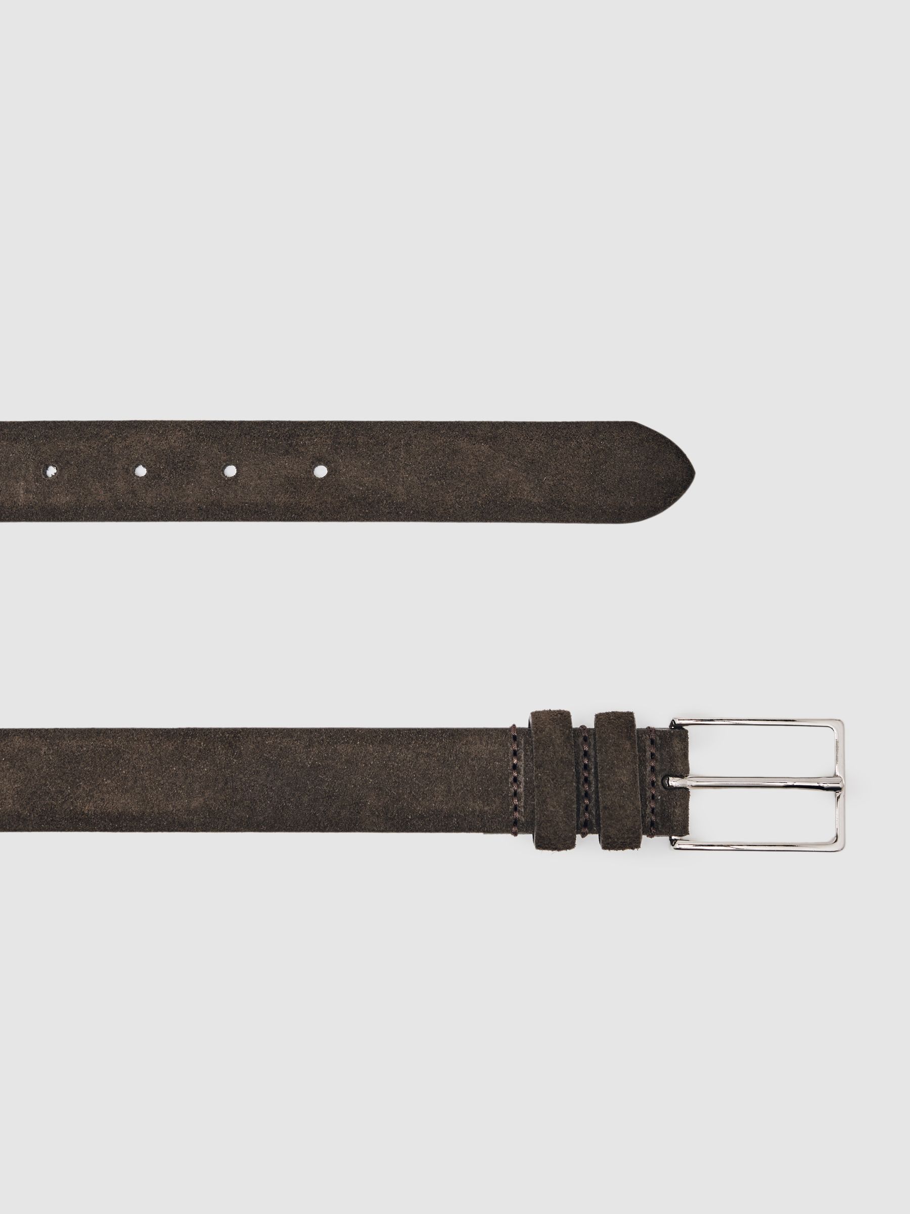 Suede Belt in Chocolate - image 3