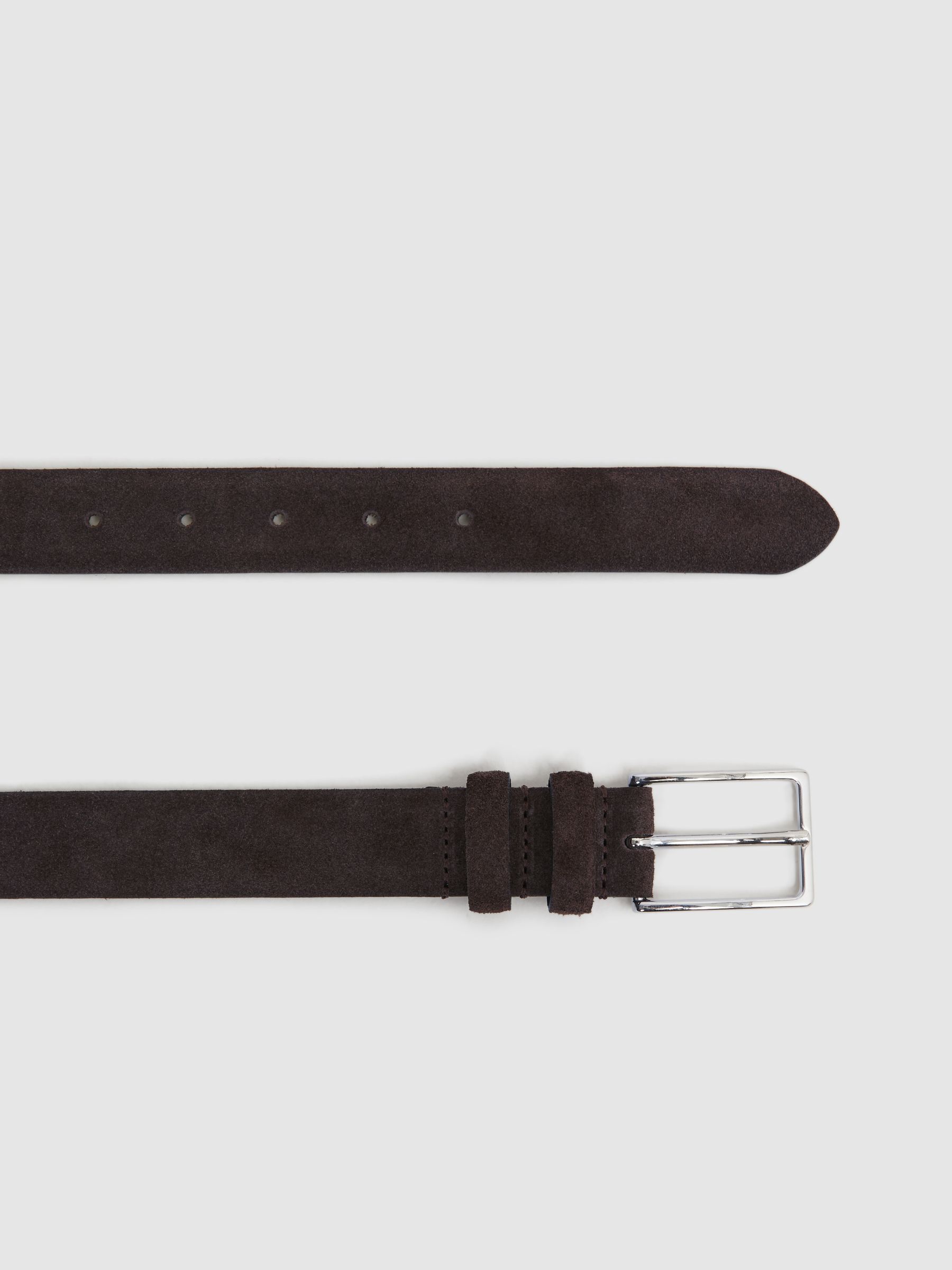 Suede Belt in Chocolate - Image 3 of 4