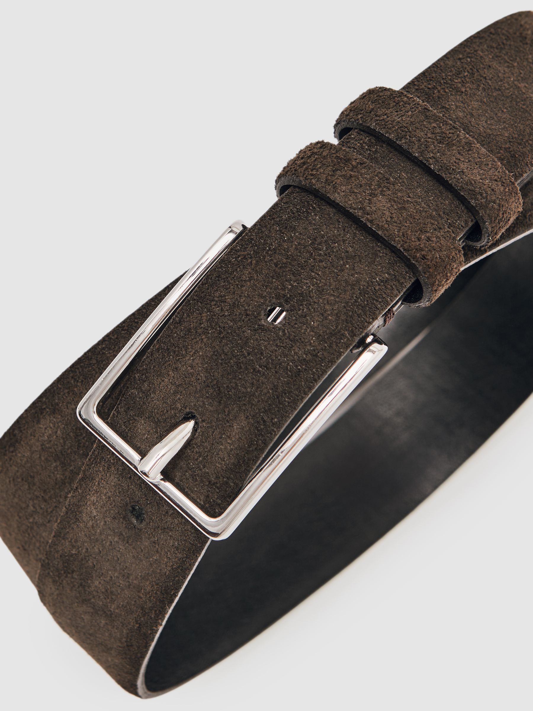 Suede Belt in Chocolate - image 2