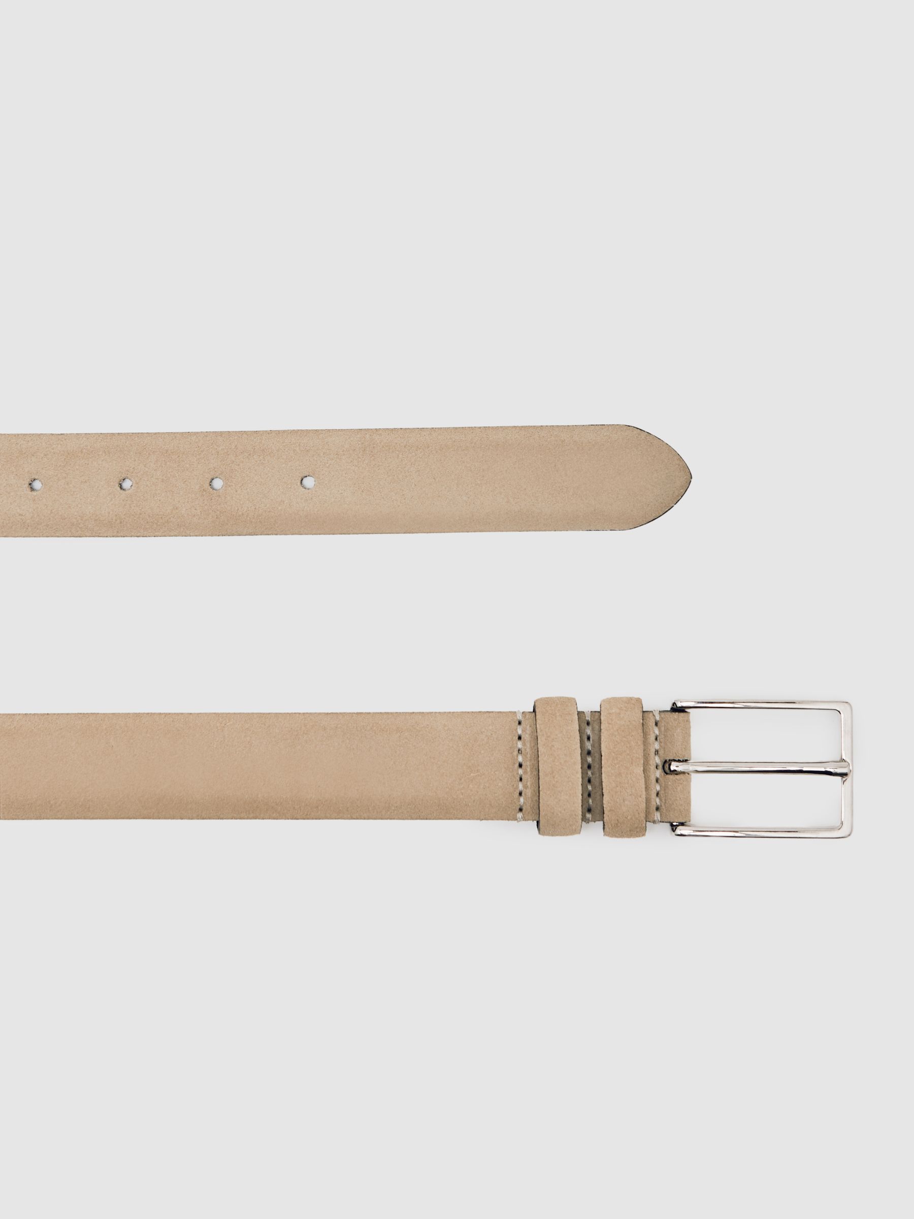 Suede Belt in Stone - image 2