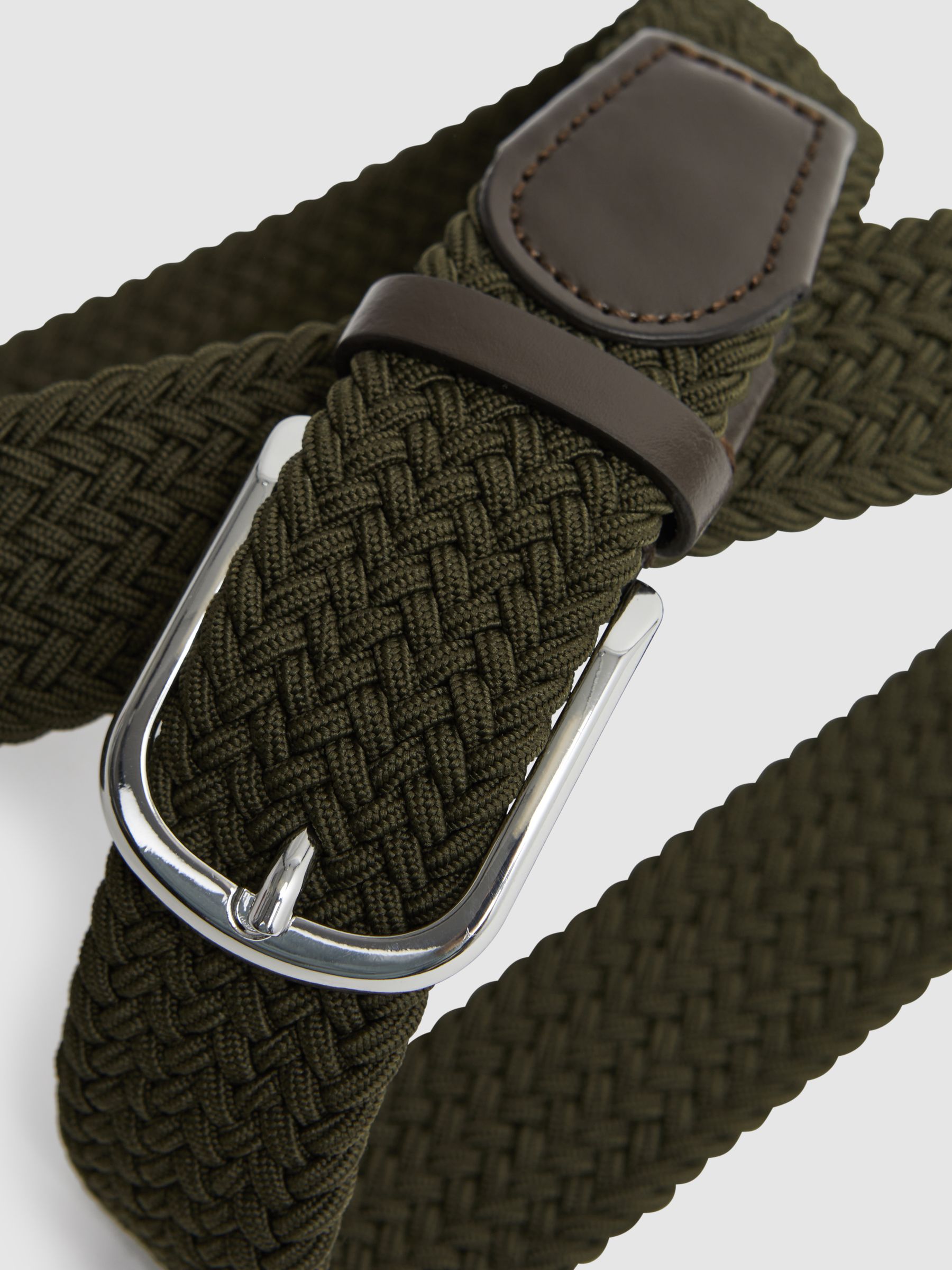 Woven Belt in Khaki - Image 4 of 4