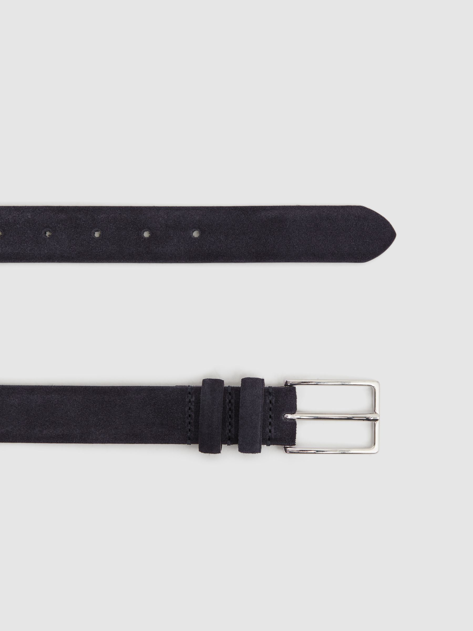 Suede Belt in Navy - image 2