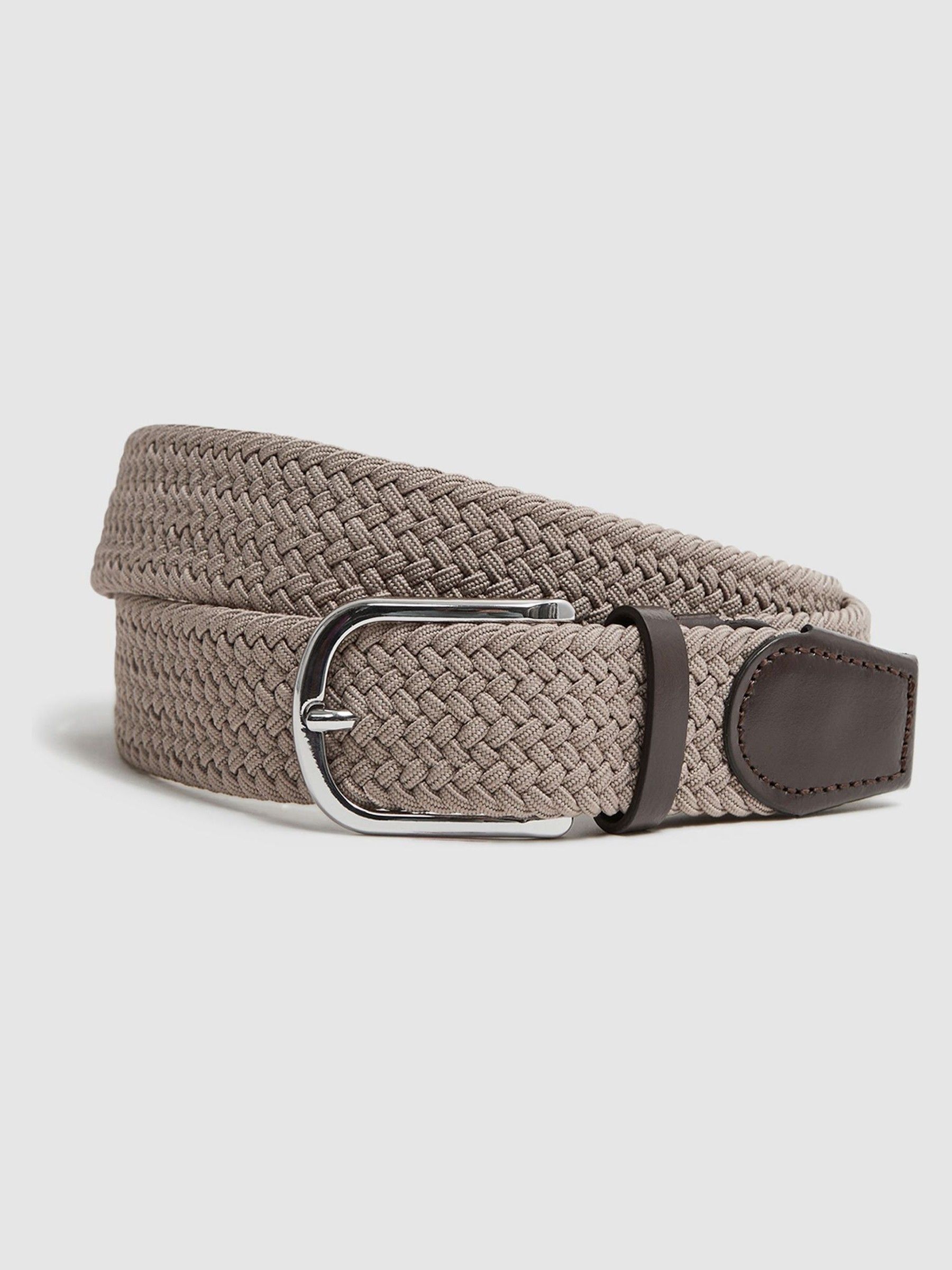 Woven Belt in Stone - Image 1 of 5
