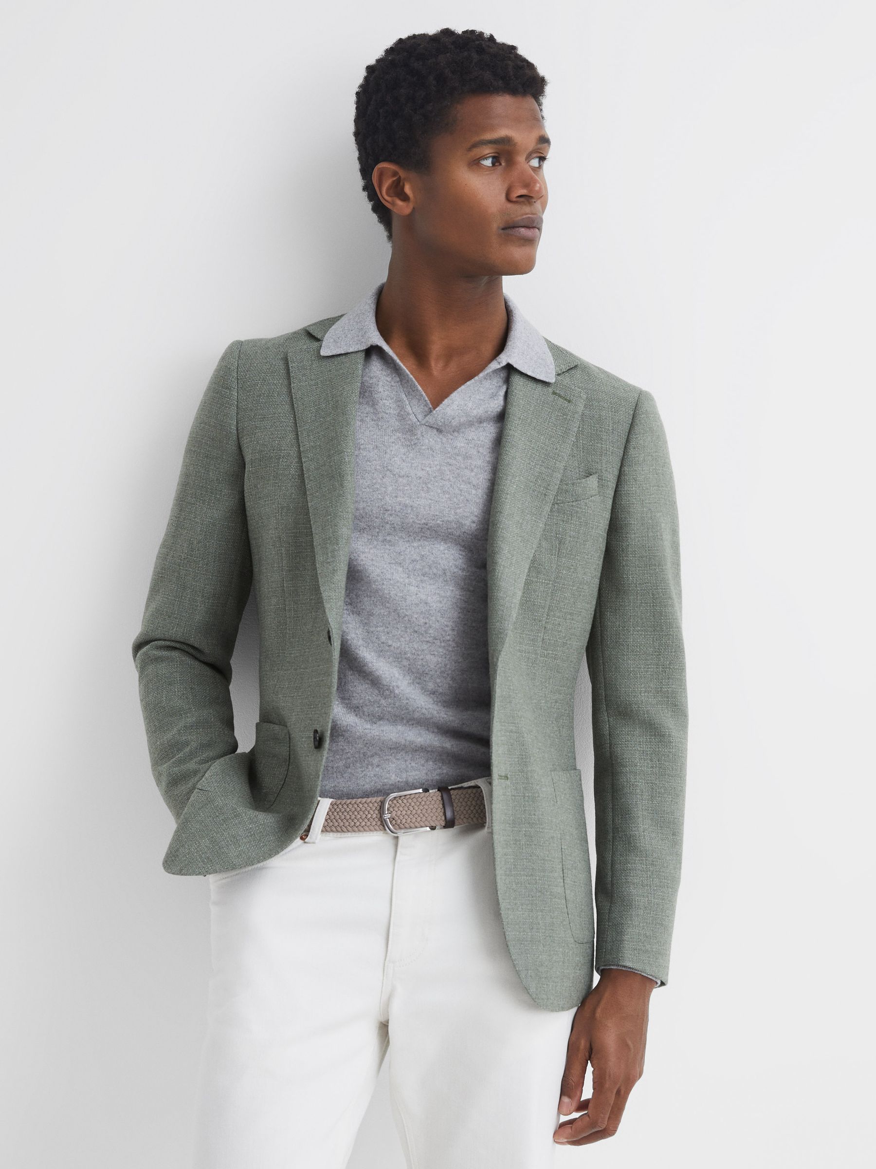 Woven Belt in Stone - Image 5 of 5