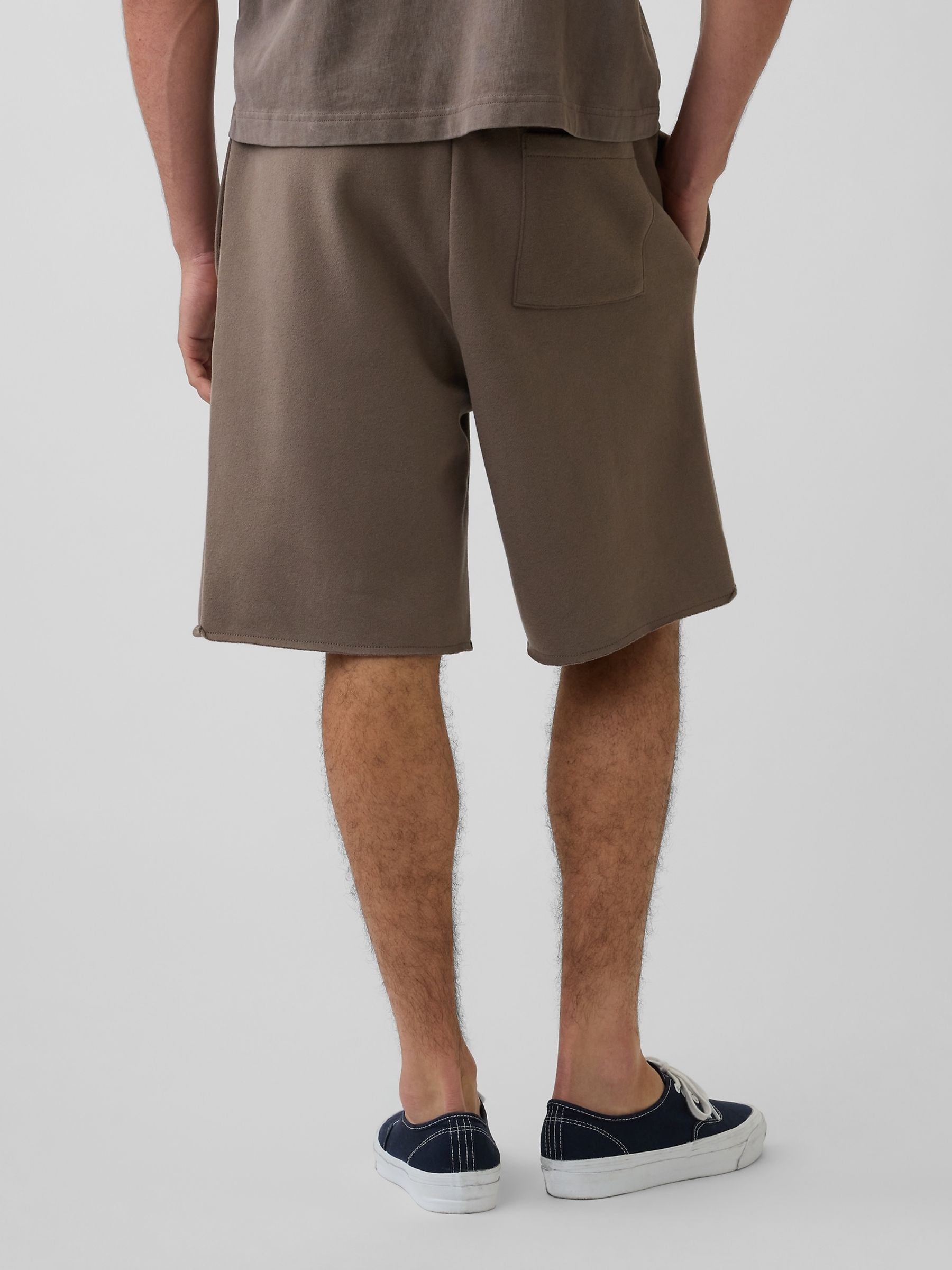 Brown VintageSoft Relaxed Sweat Shorts - Image 2 of 5 Brown VintageSoft Relaxed Sweat Shorts - Image 2 of 5