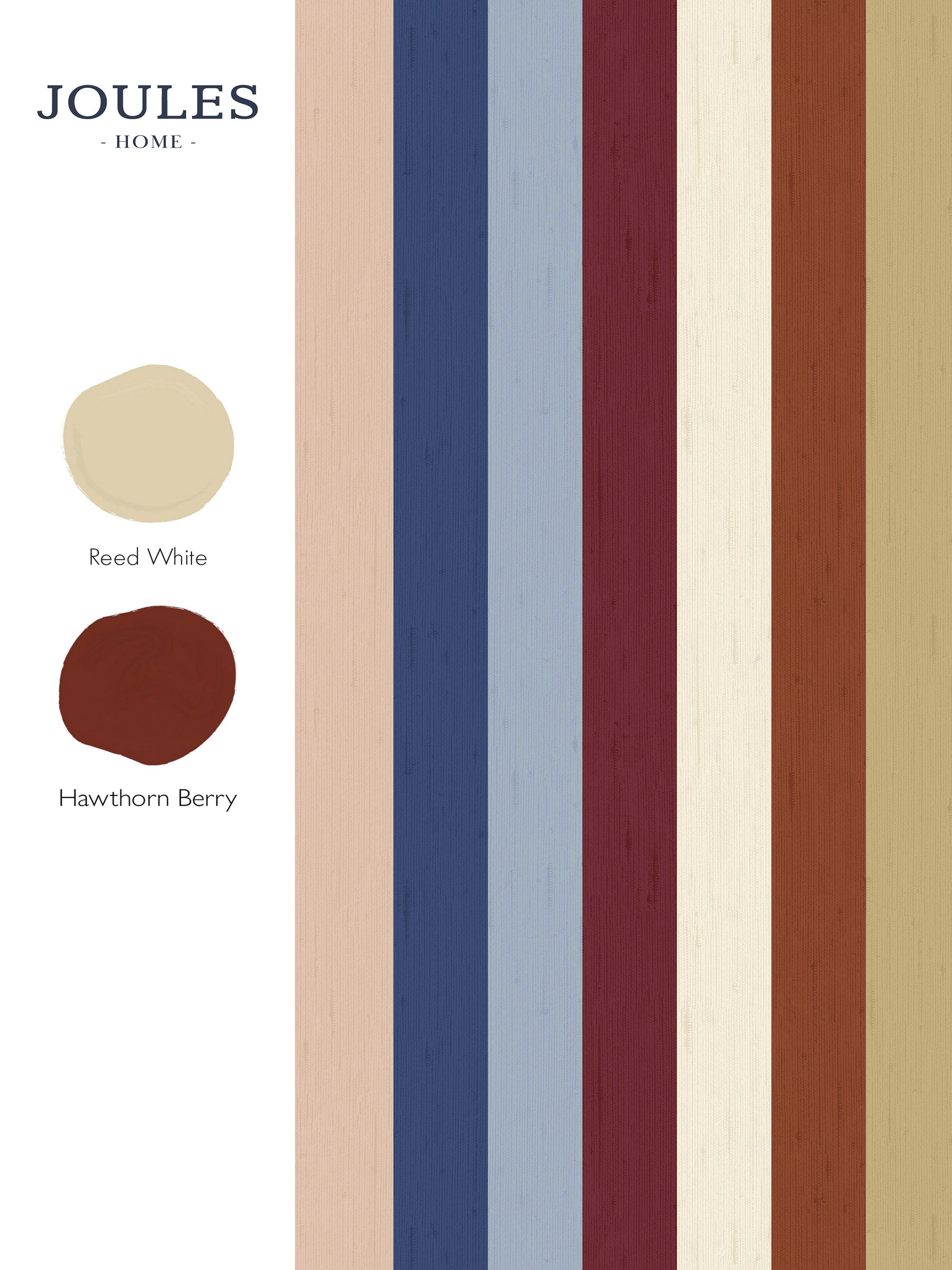 Multi Heritage Stripe A4 Wallpaper Sample - Image 5 of 5