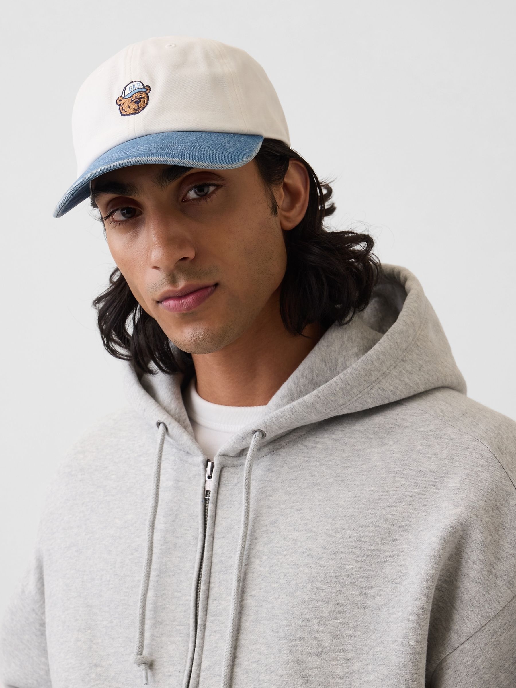 Denim Brannan Bear Logo Baseball Cap - Image 1 of 3