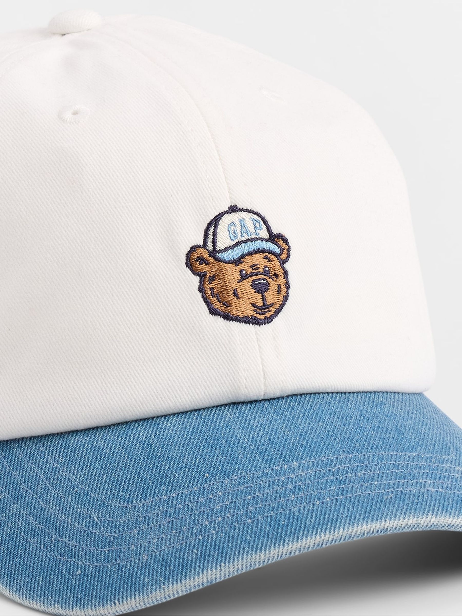 Denim Brannan Bear Logo Baseball Cap - Image 3 of 3