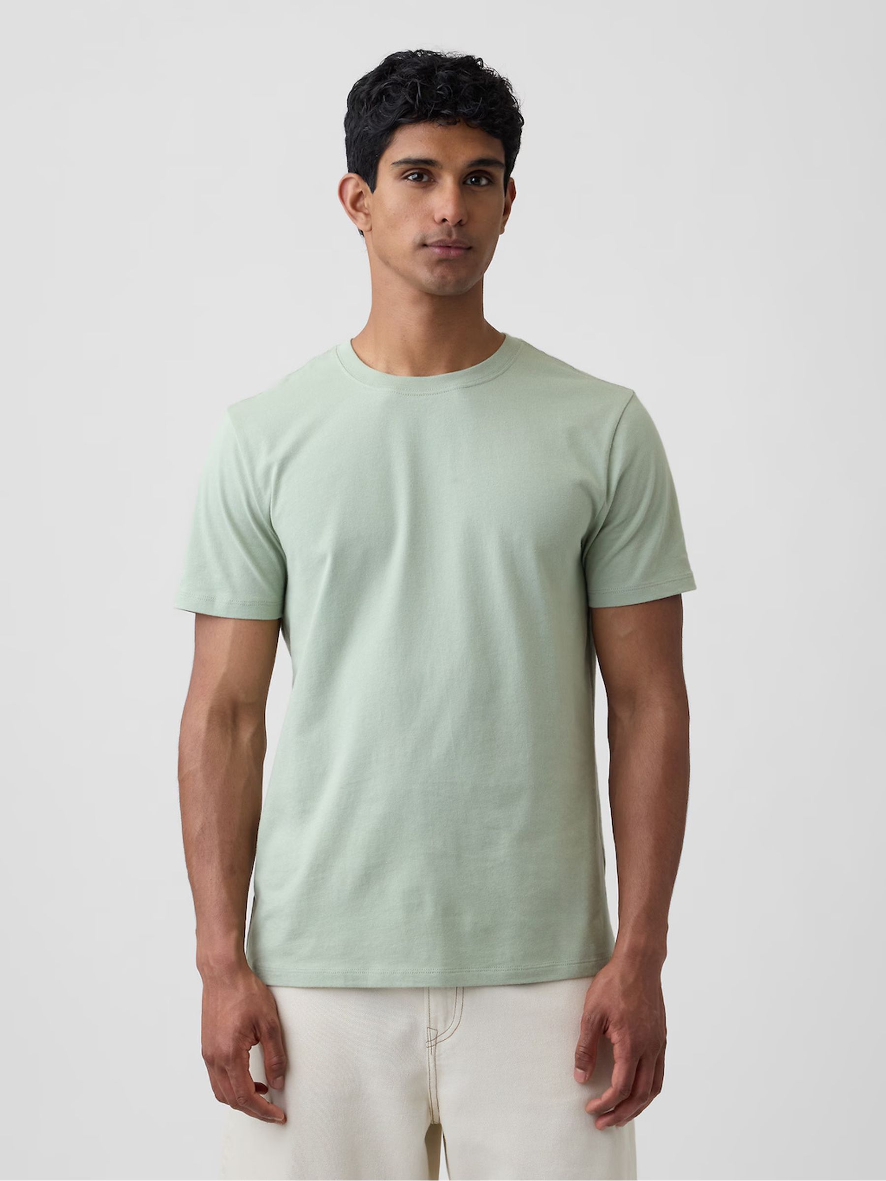Sage Green EverydaySoft Crew Neck T-Shirt - Image 1 of 4