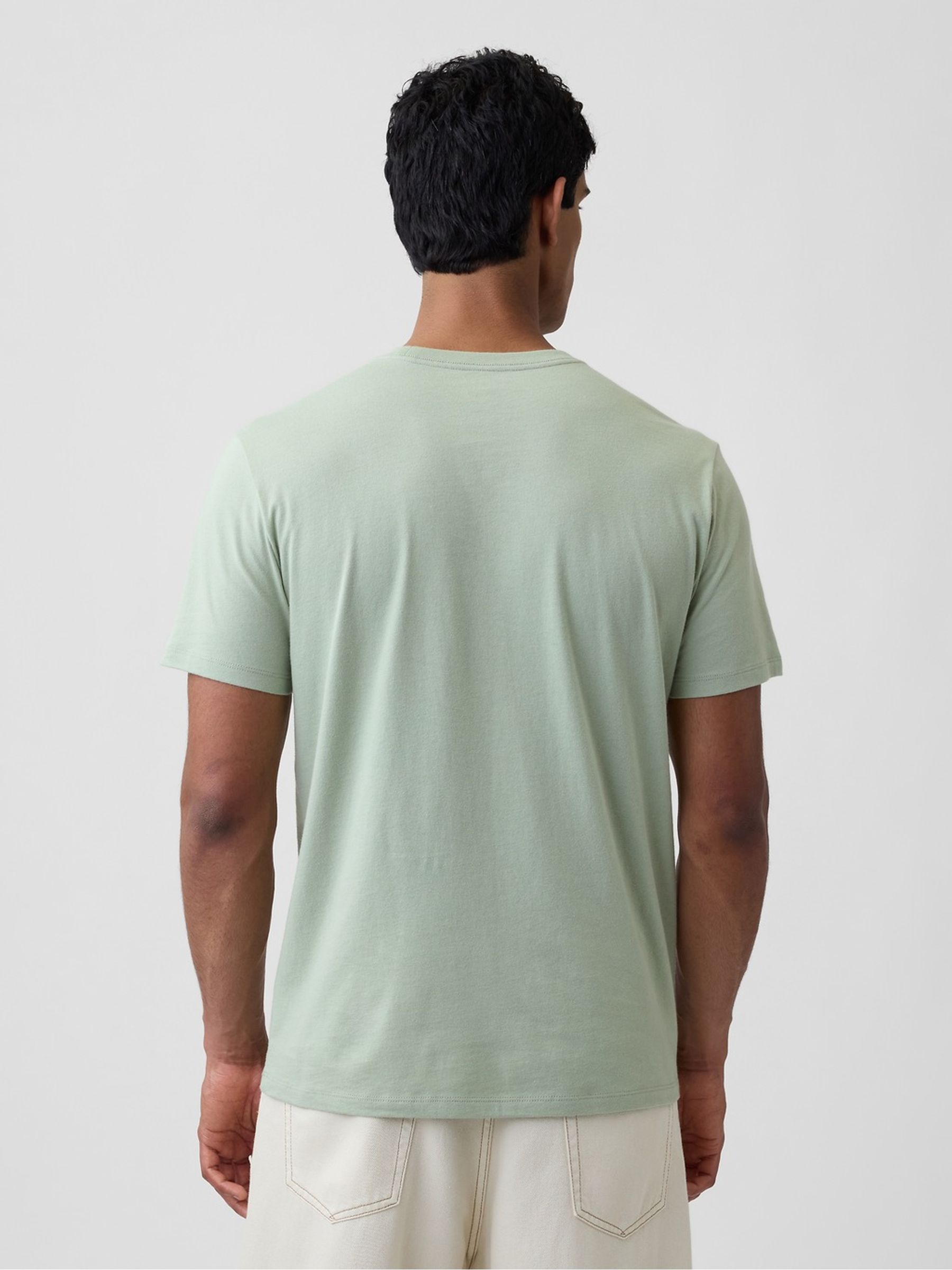 Sage Green EverydaySoft Crew Neck T-Shirt - Image 2 of 4