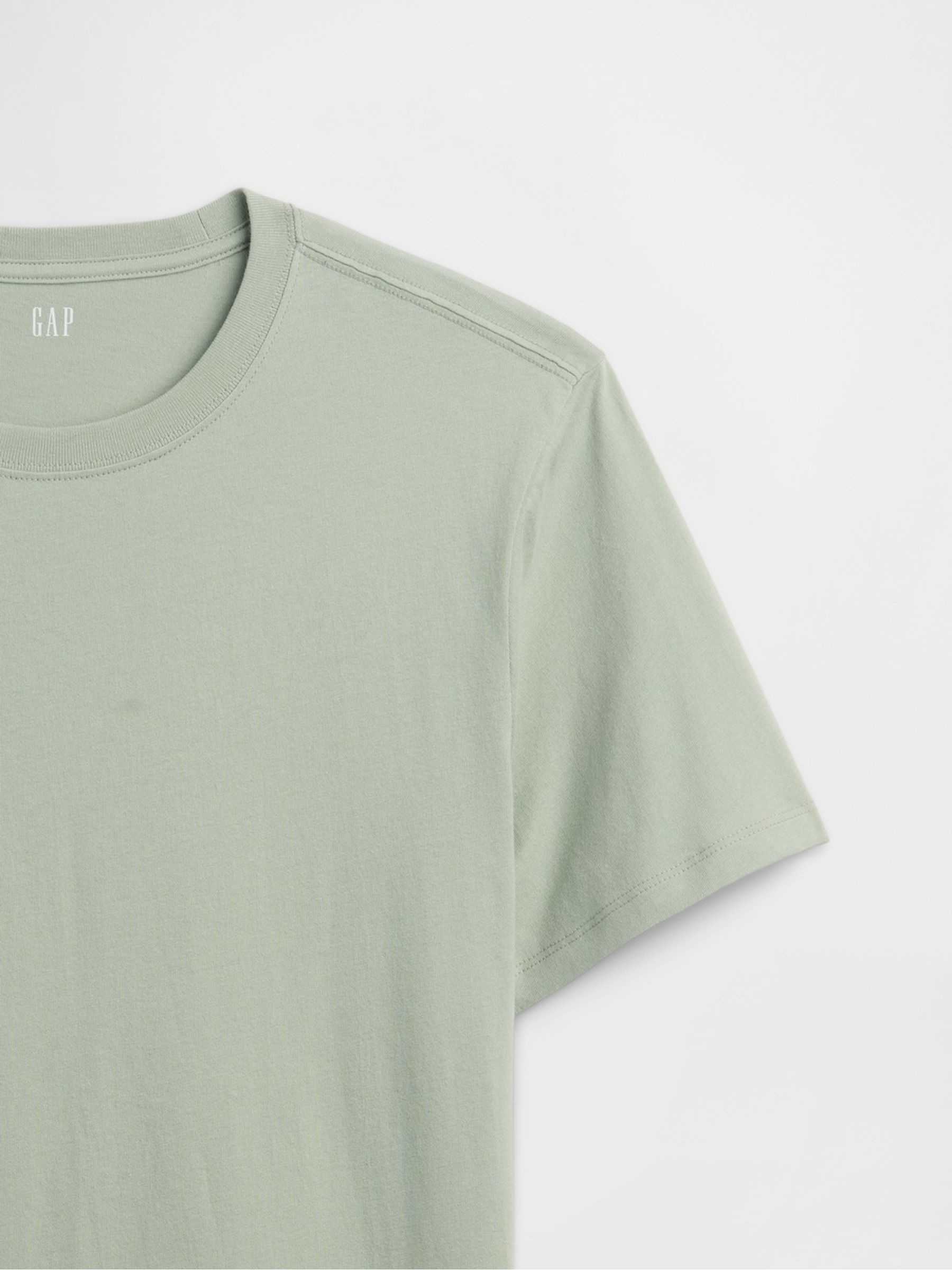 Sage Green EverydaySoft Crew Neck T-Shirt - Image 3 of 4