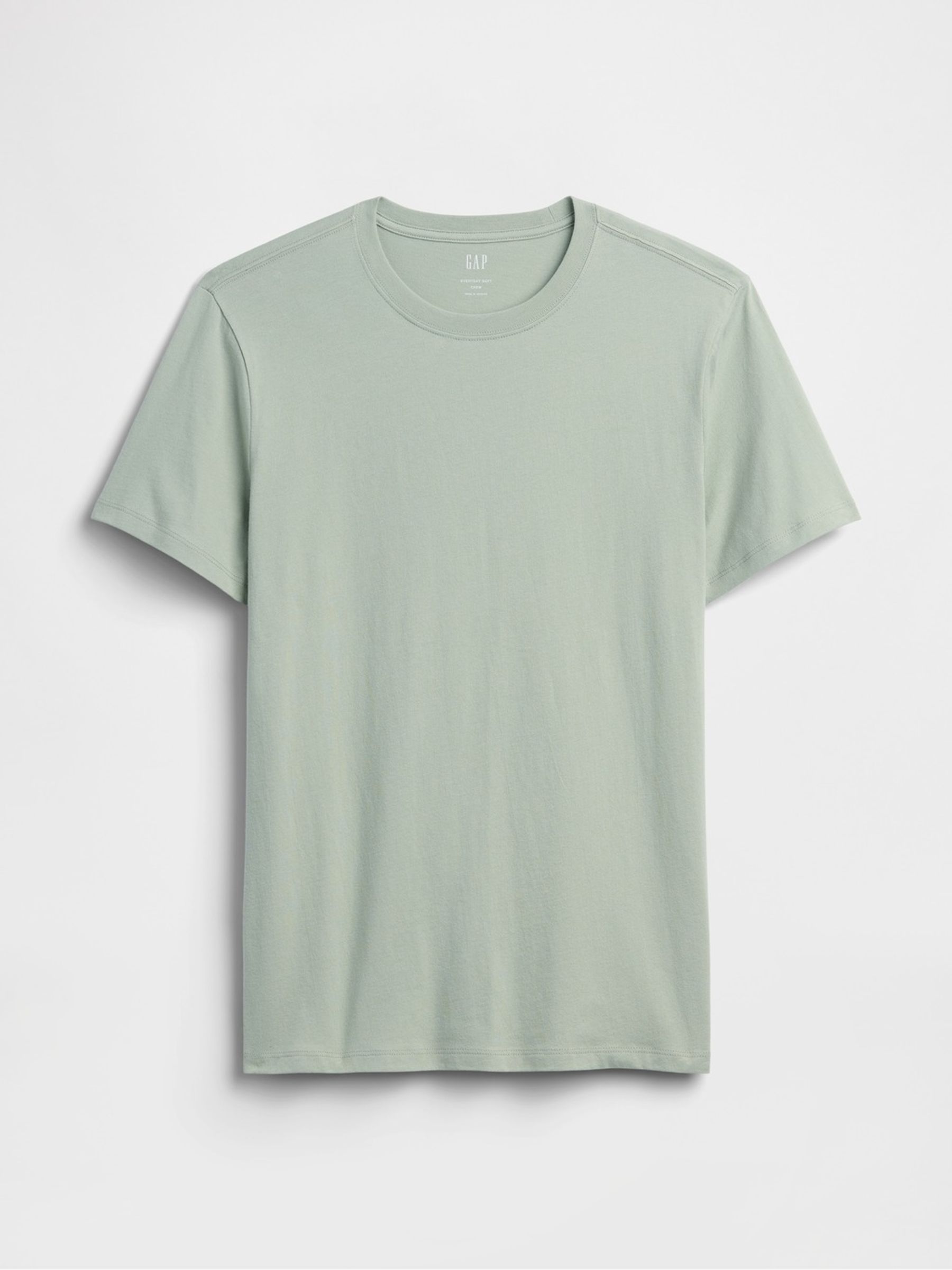 Sage Green EverydaySoft Crew Neck T-Shirt - Image 4 of 4