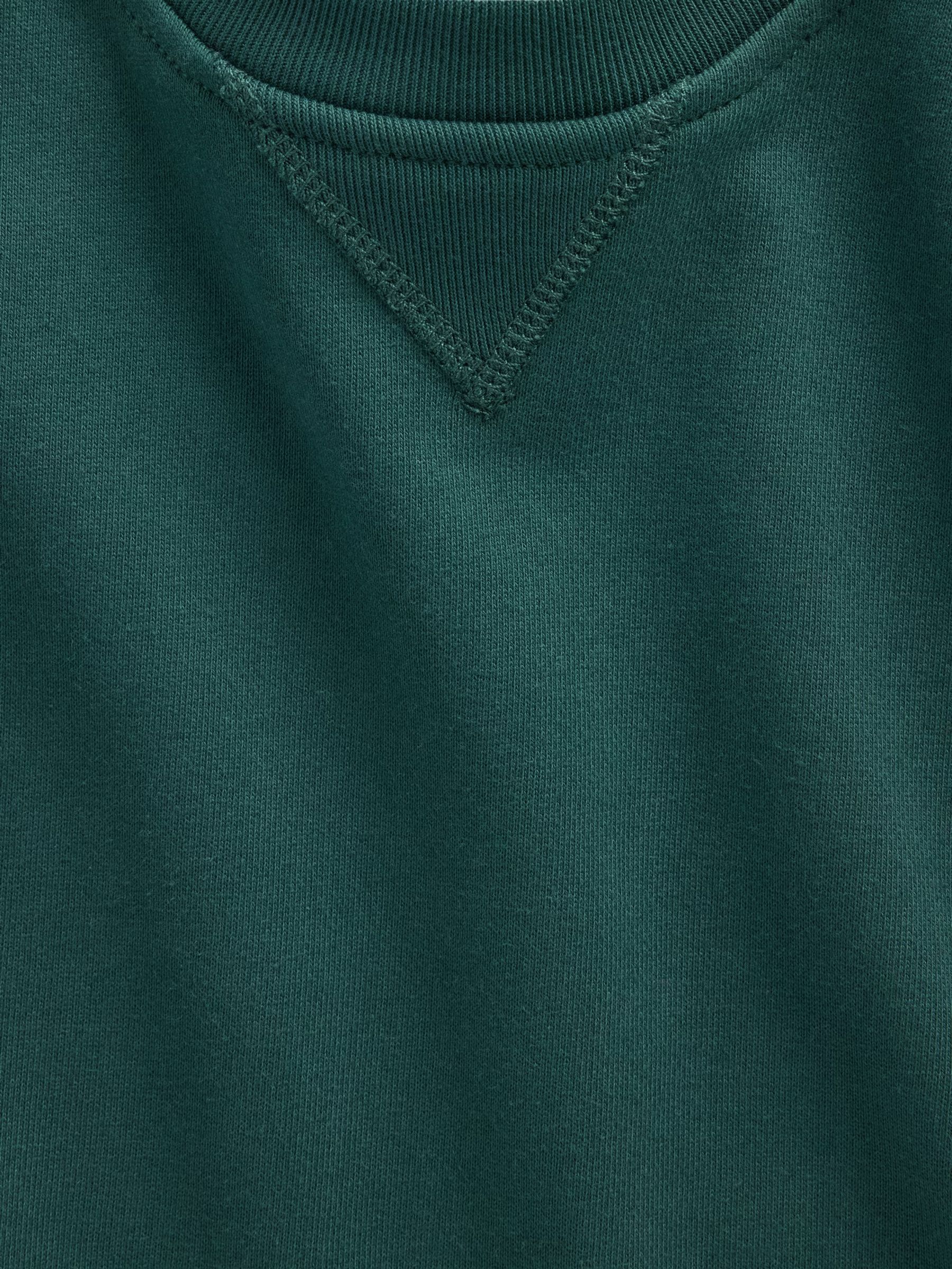 Green Heavyweight French Terry Oversized Short Sleeve Sweatshirt - Image 5 of 5