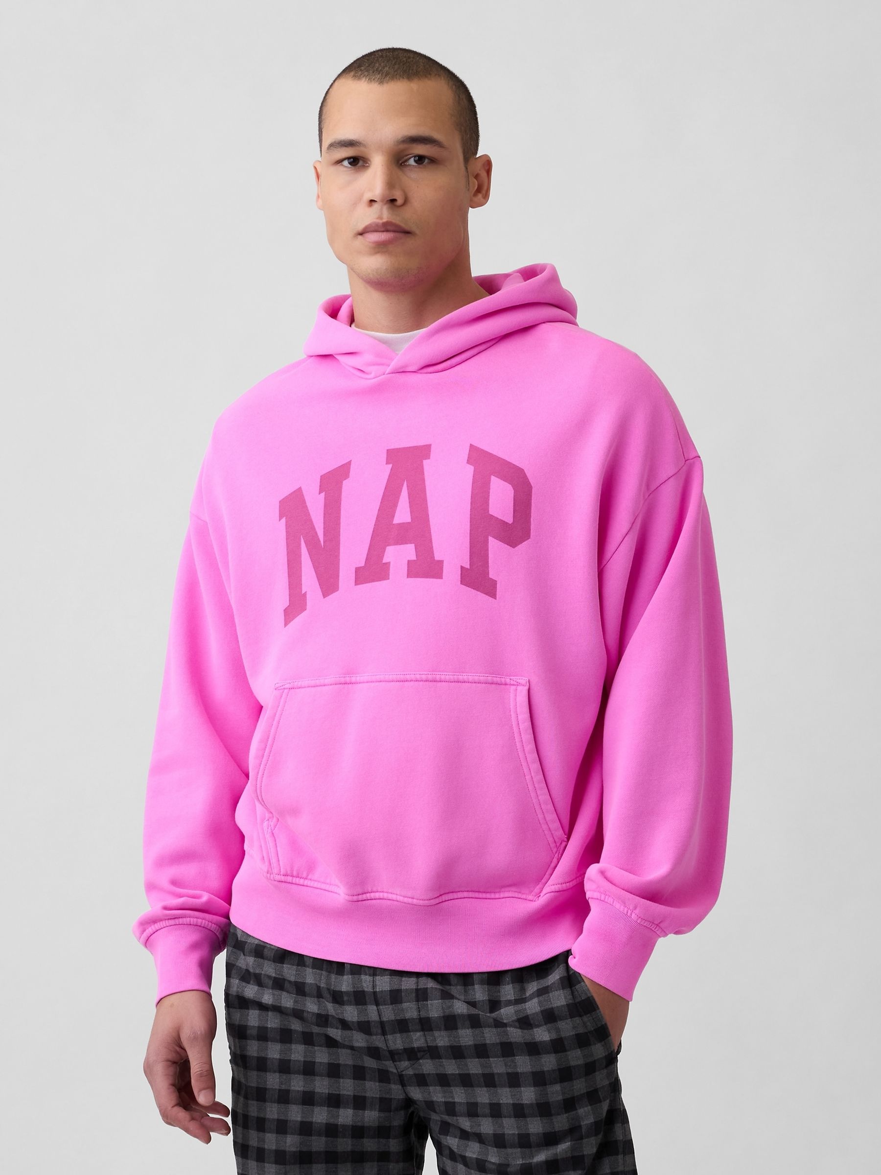 Pink VintageSoft NAP Logo Hoodie - Image 1 of 4