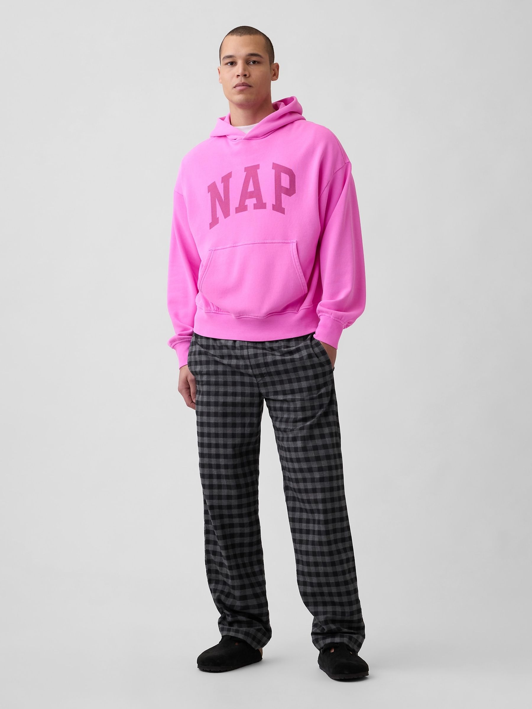 Pink VintageSoft NAP Logo Hoodie - Image 3 of 4