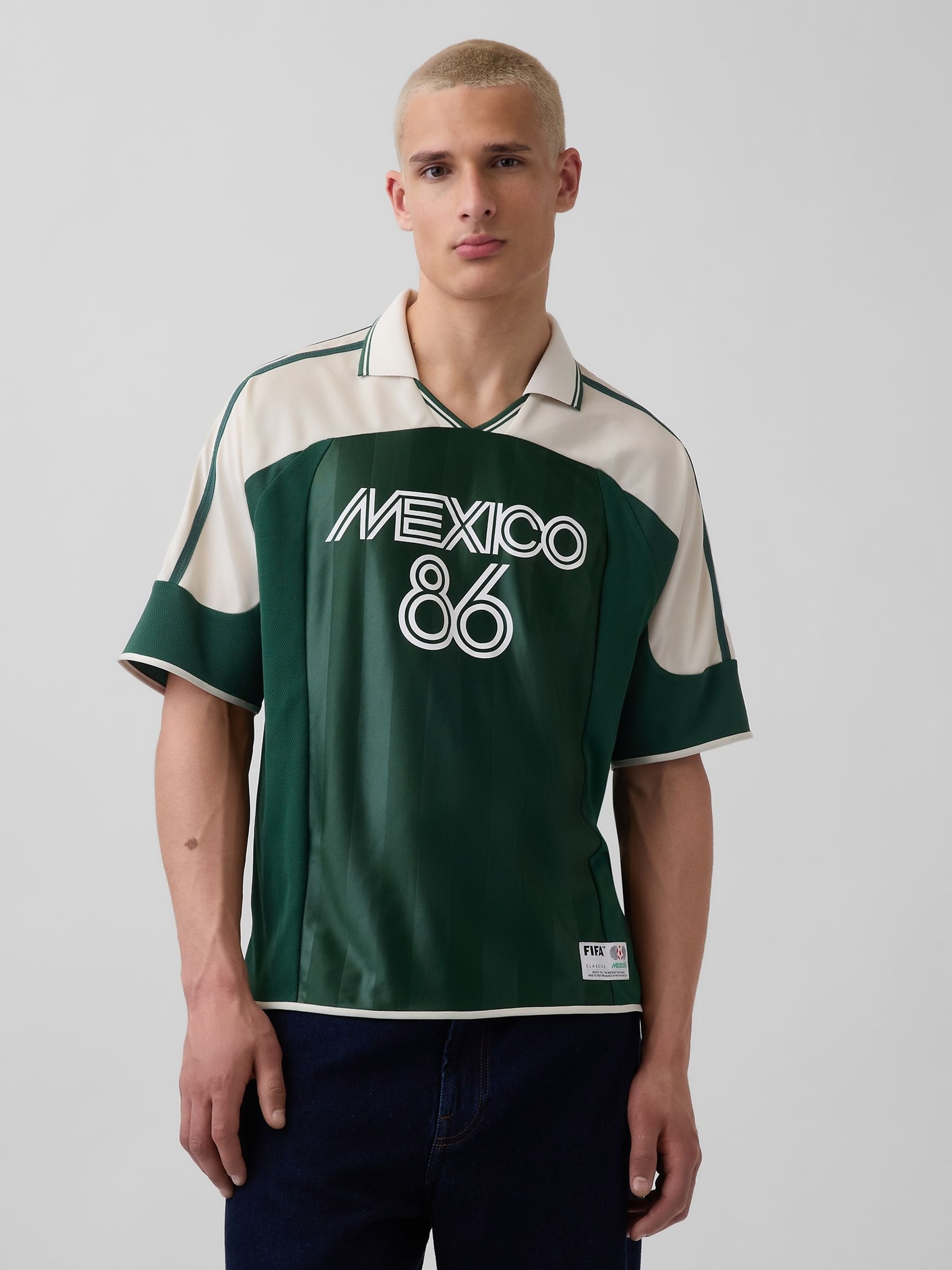 Green Mexico FIFA WORLD CUP™ Oversized Football Jersey T-Shirt - Image 1 of 5