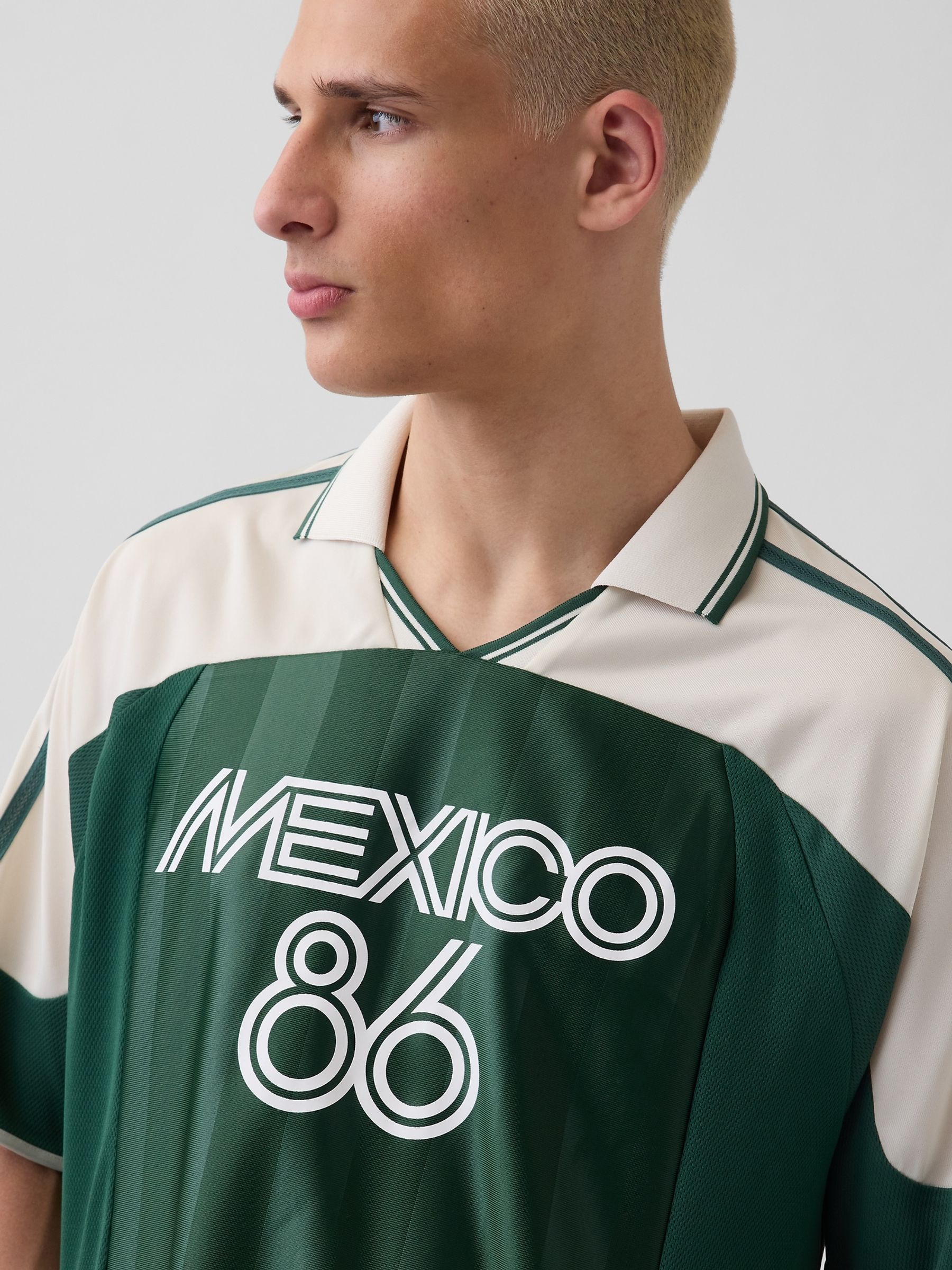 Green Mexico FIFA WORLD CUP™ Oversized Football Jersey T-Shirt - Image 4 of 5