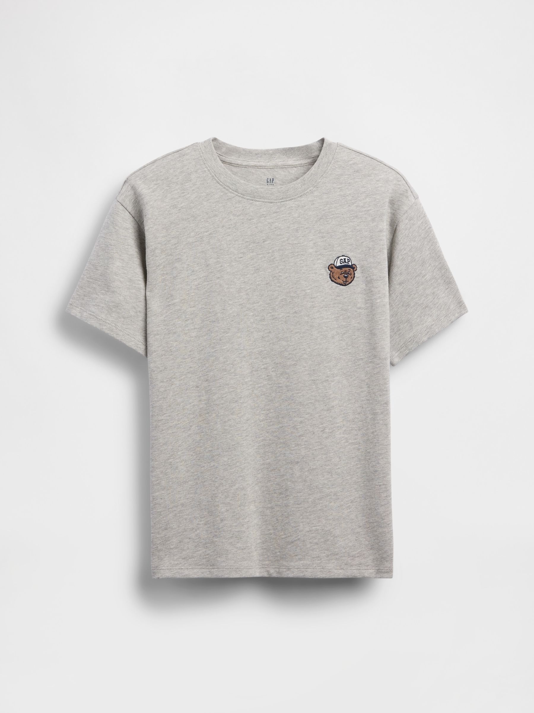 Grey Brannan Bear Heavyweight Relaxed Logo Short Sleeve T-Shirt - Image 3 of 4