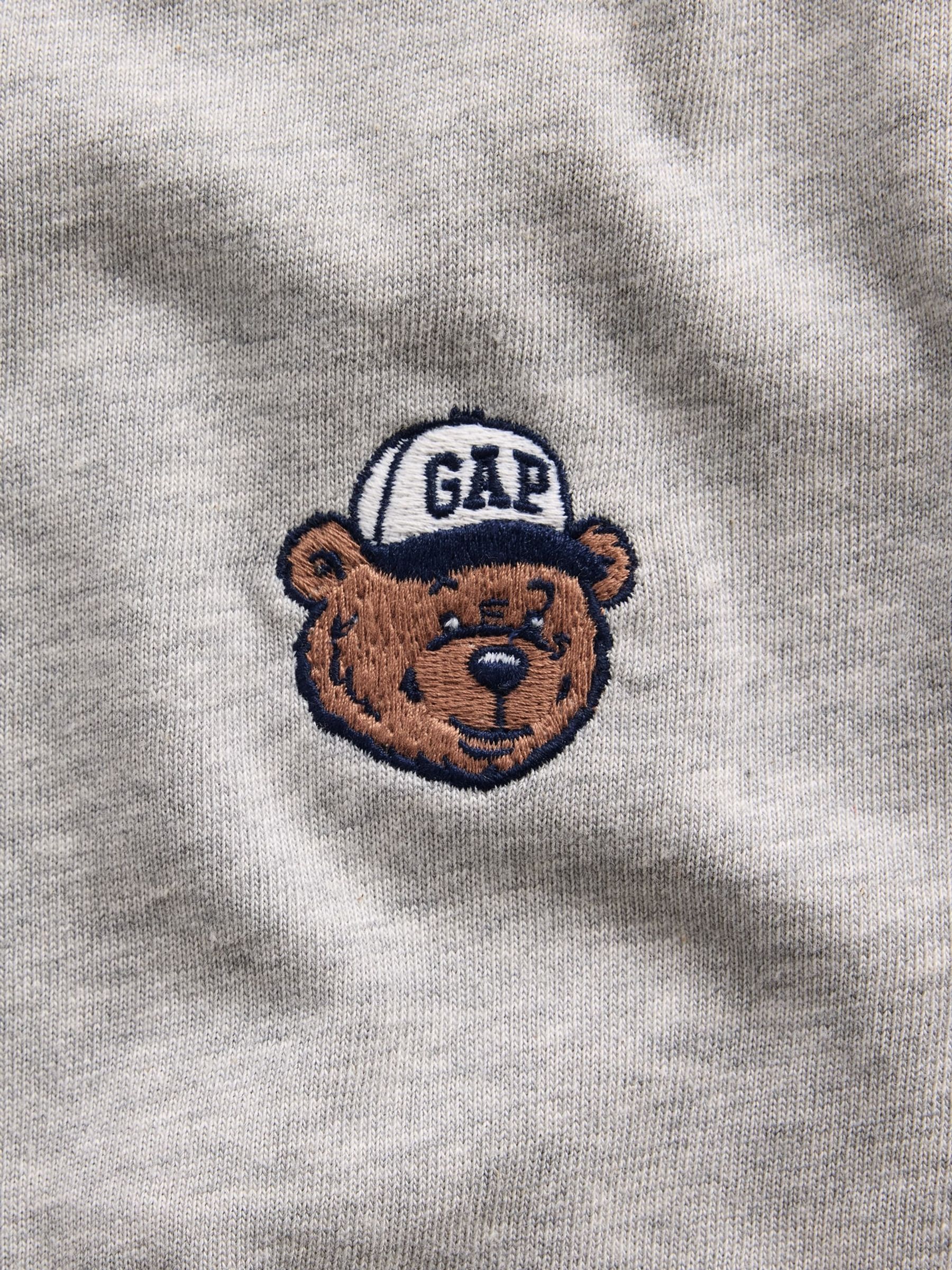 Grey Brannan Bear Heavyweight Relaxed Logo Short Sleeve T-Shirt - Image 4 of 4