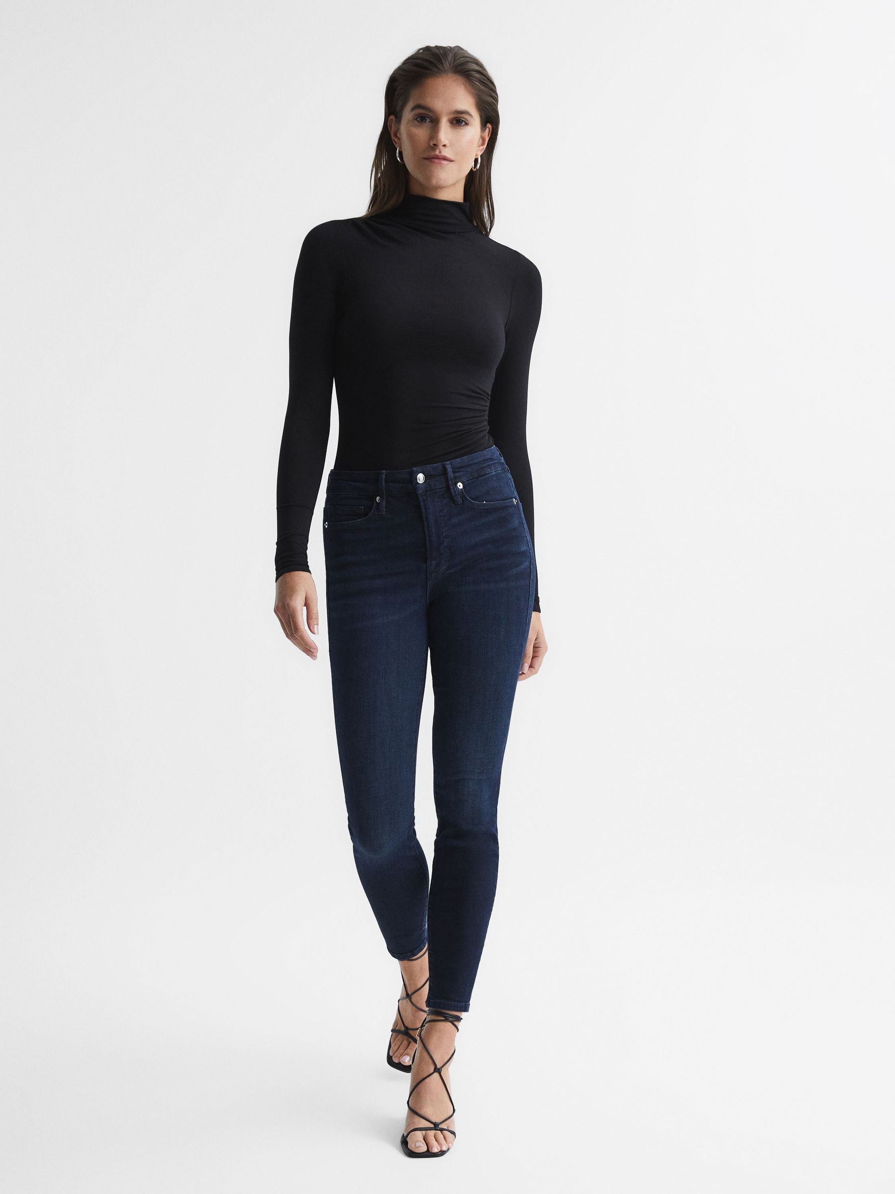 Good American Turtleneck Bodies in Black - Image 3 of 8