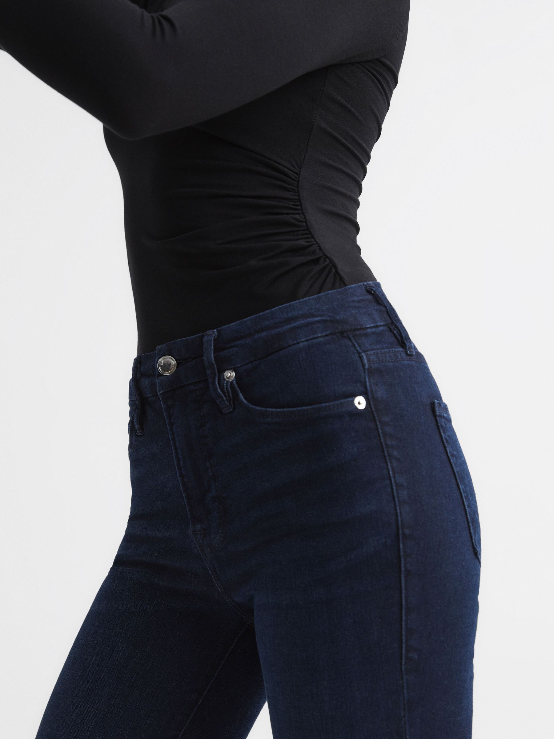 Good American Turtleneck Bodies in Black - Image 4 of 8