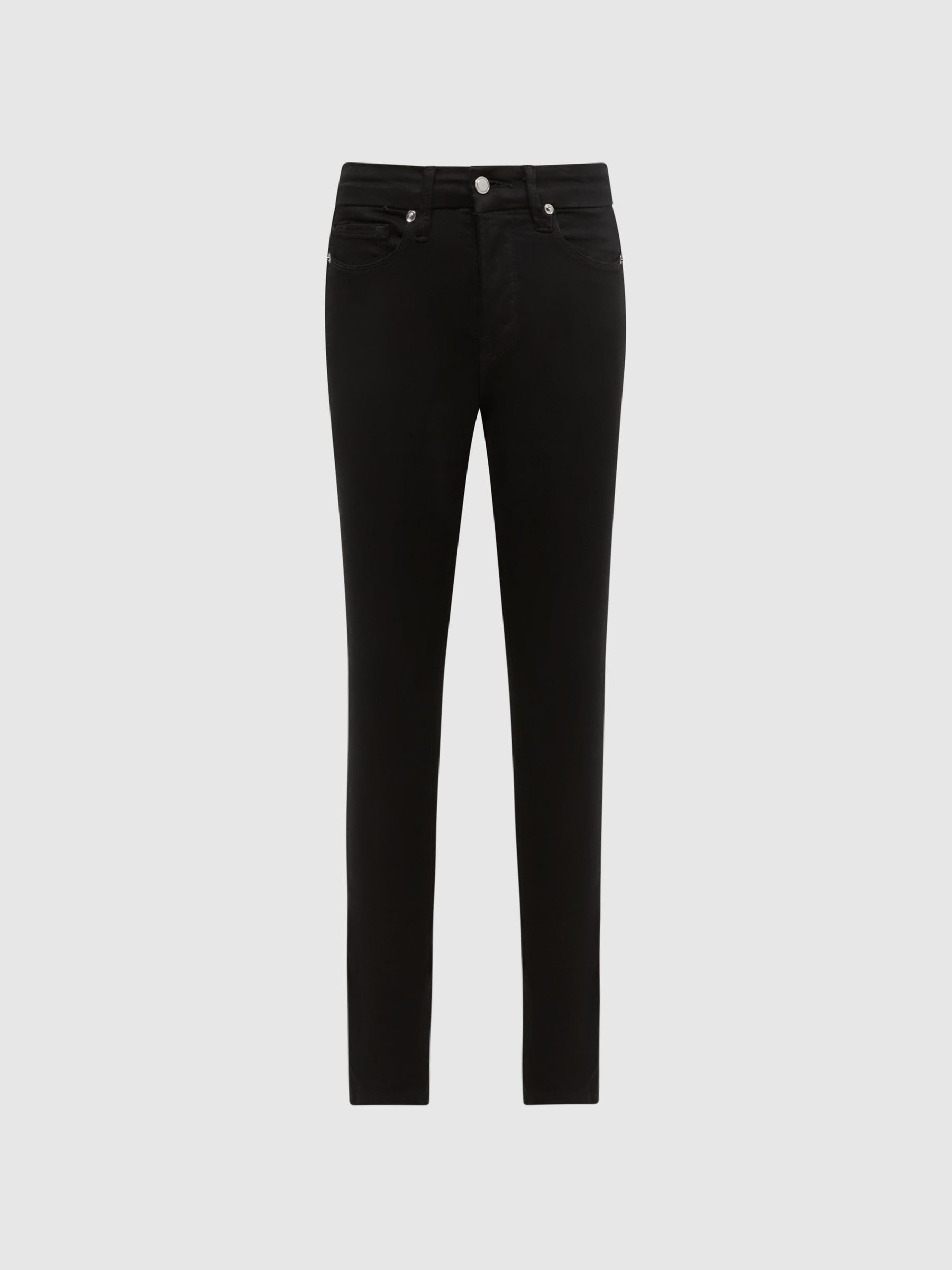 Good American The Good Legs Jeans in Black - Image 2 of 7