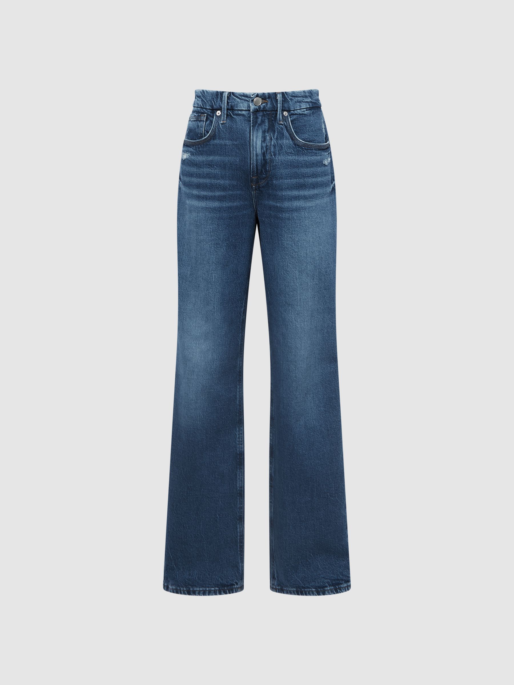 Good American 90s Fit Jeans in Mid Blue - Image 2 of 9