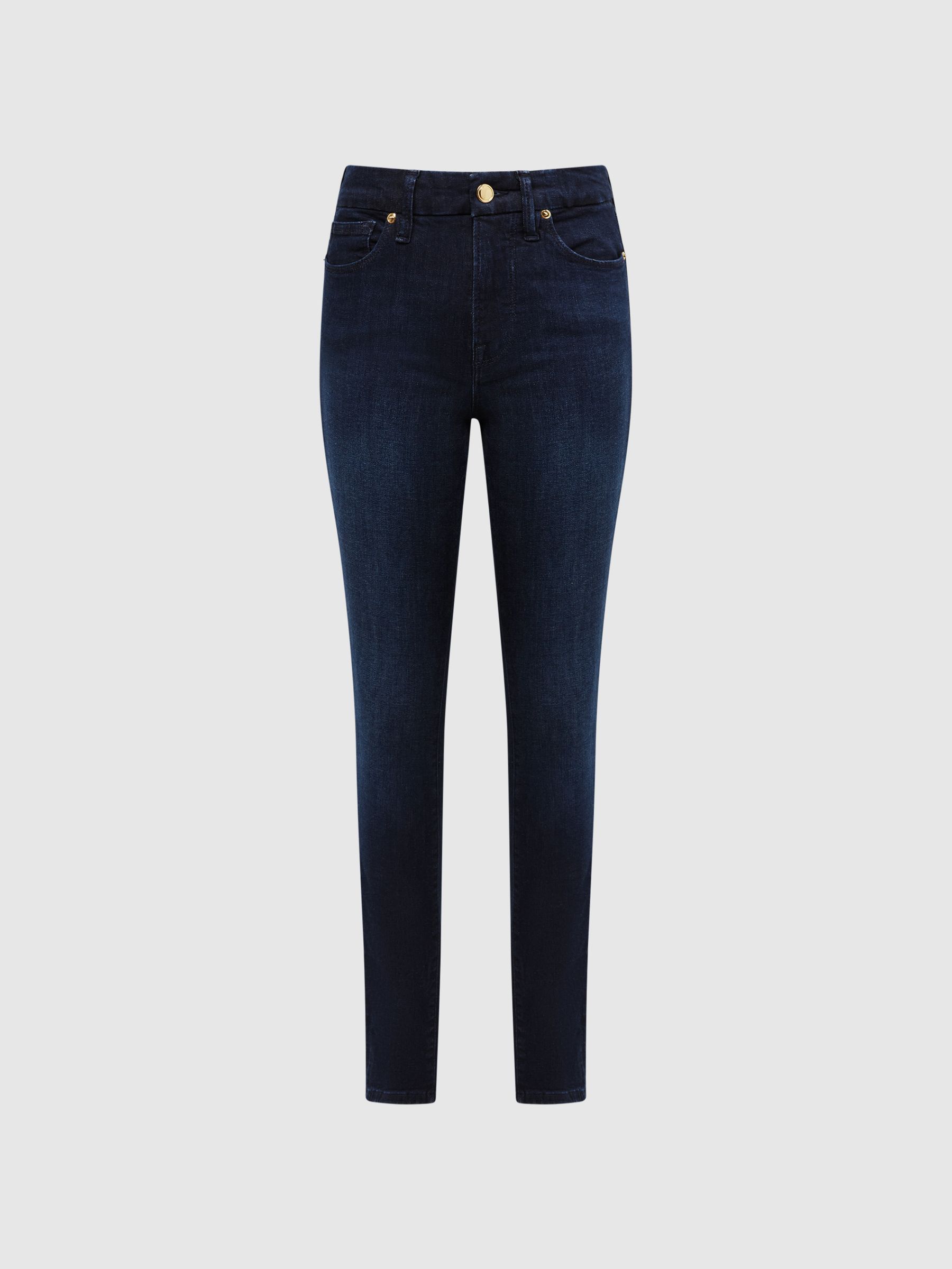 Good American Sculpting Skinny Jeans in Indigo - Image 2 of 7