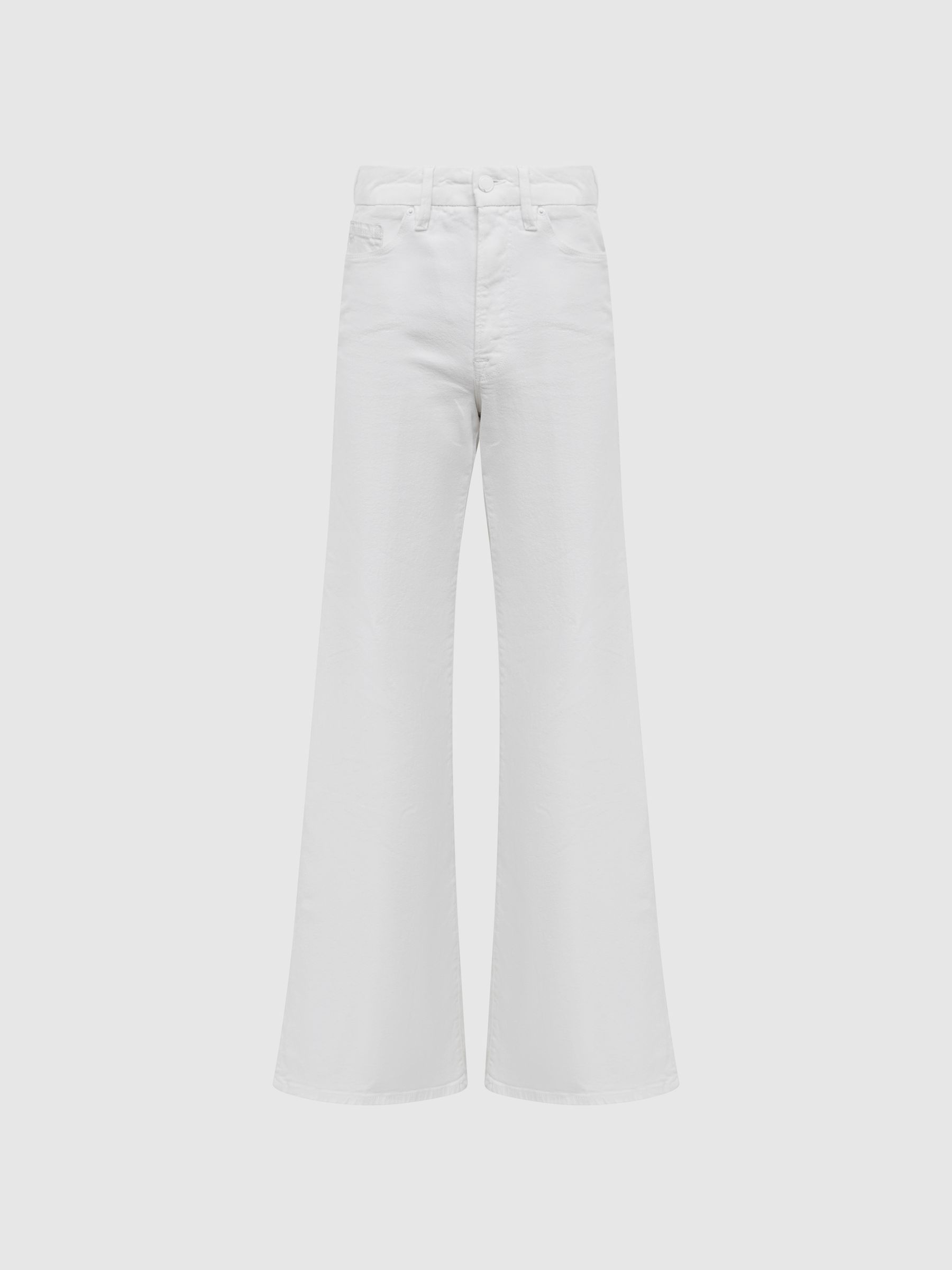 Good American Palazzo Jeans in White - Image 2 of 9