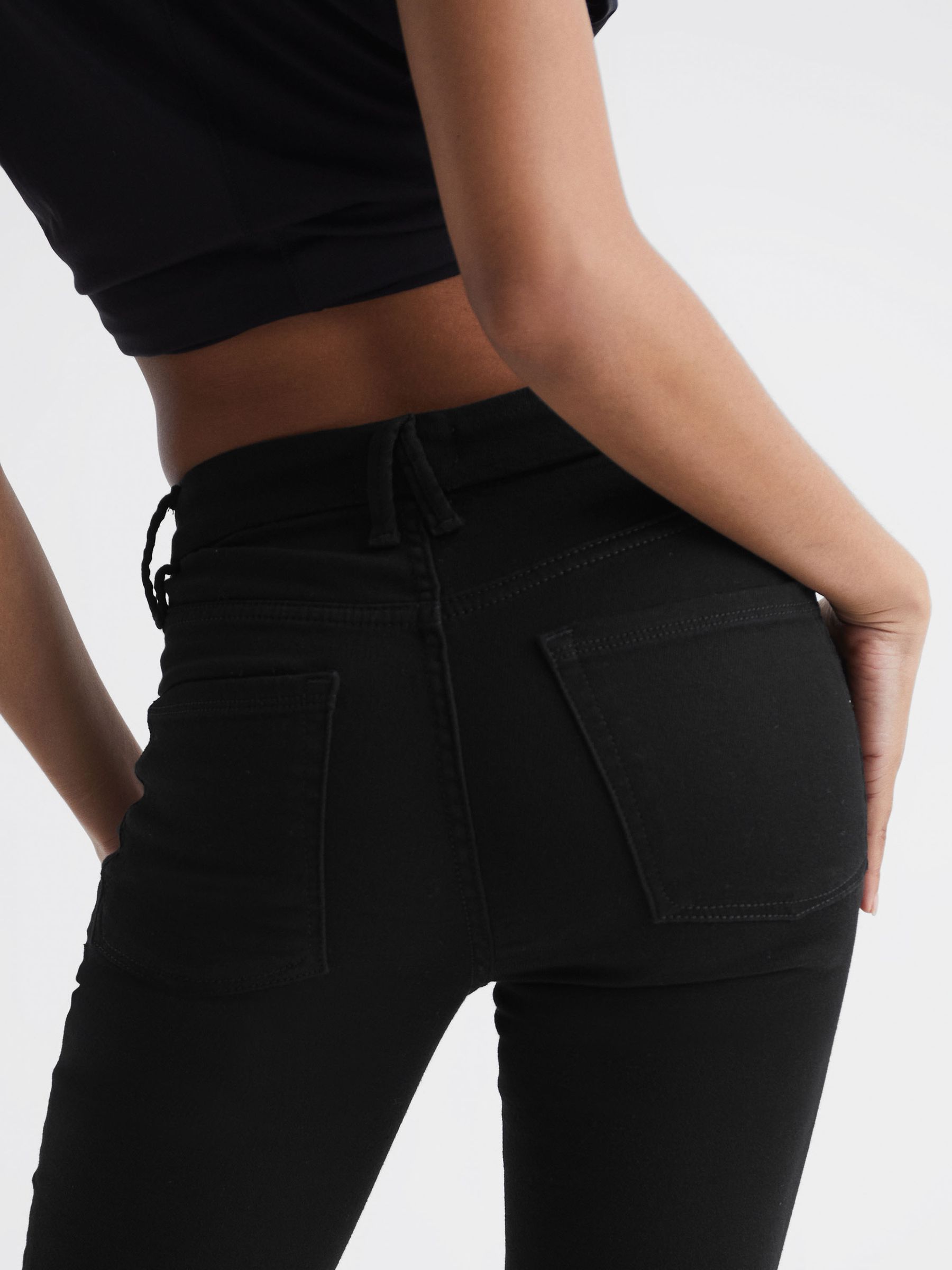 Flared Jeans in Black - Image 7 of 7