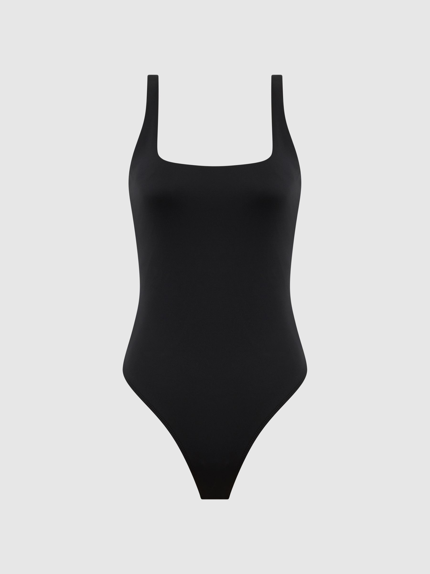 Good American Square Neck Bodies in Black - Image 2 of 9