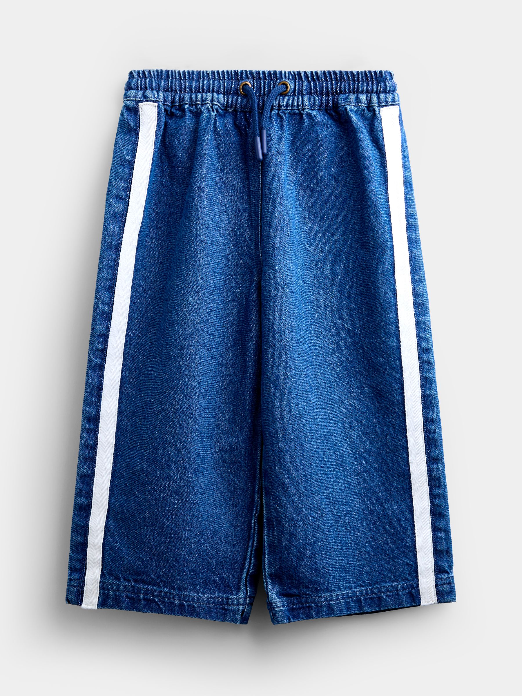 Blue Denim Stripe Straight Leg Jeans - Image 1 of 4