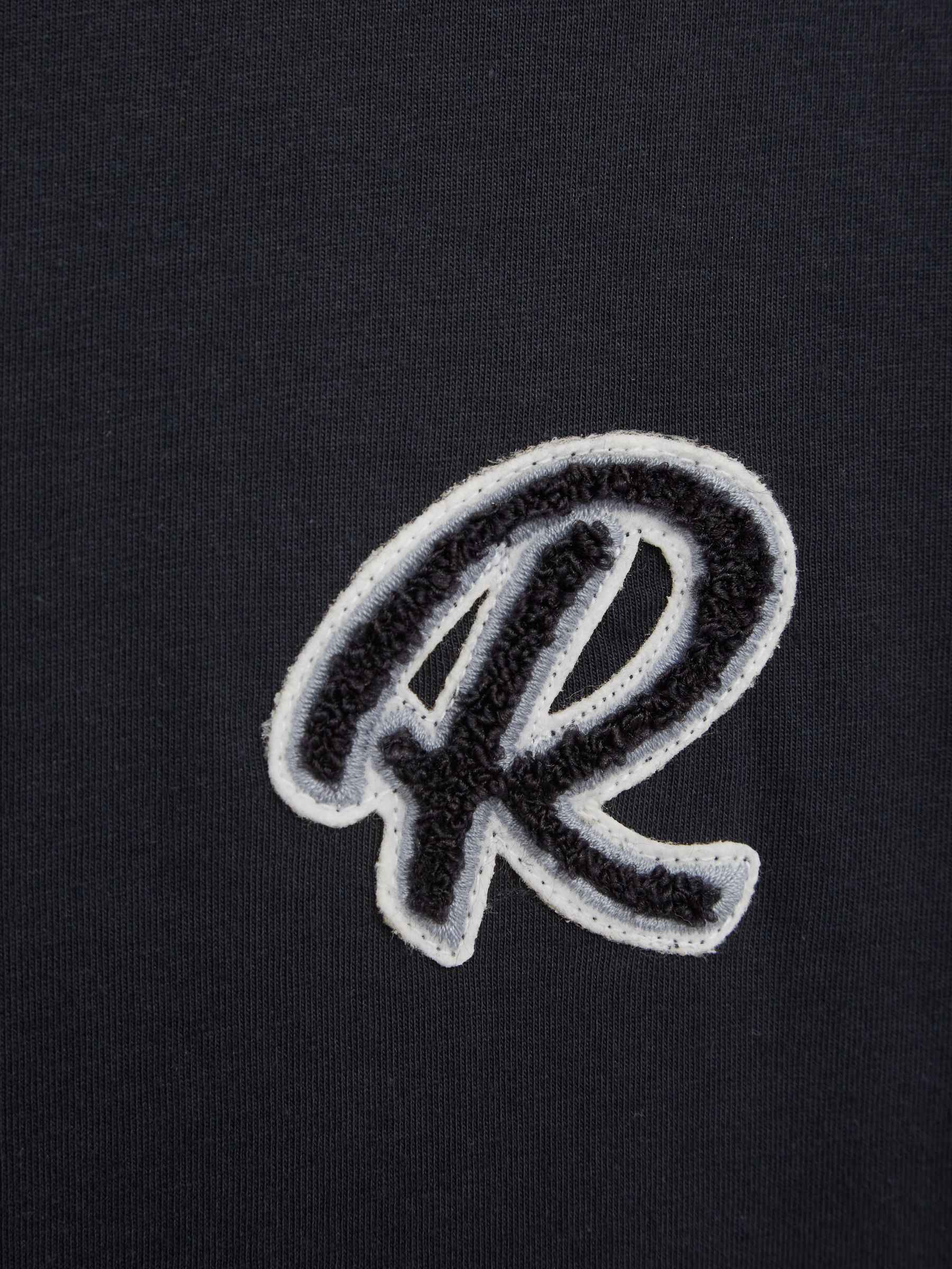 3-9 yrs Cotton Crew Neck T-Shirt in Navy - Image 3 of 6