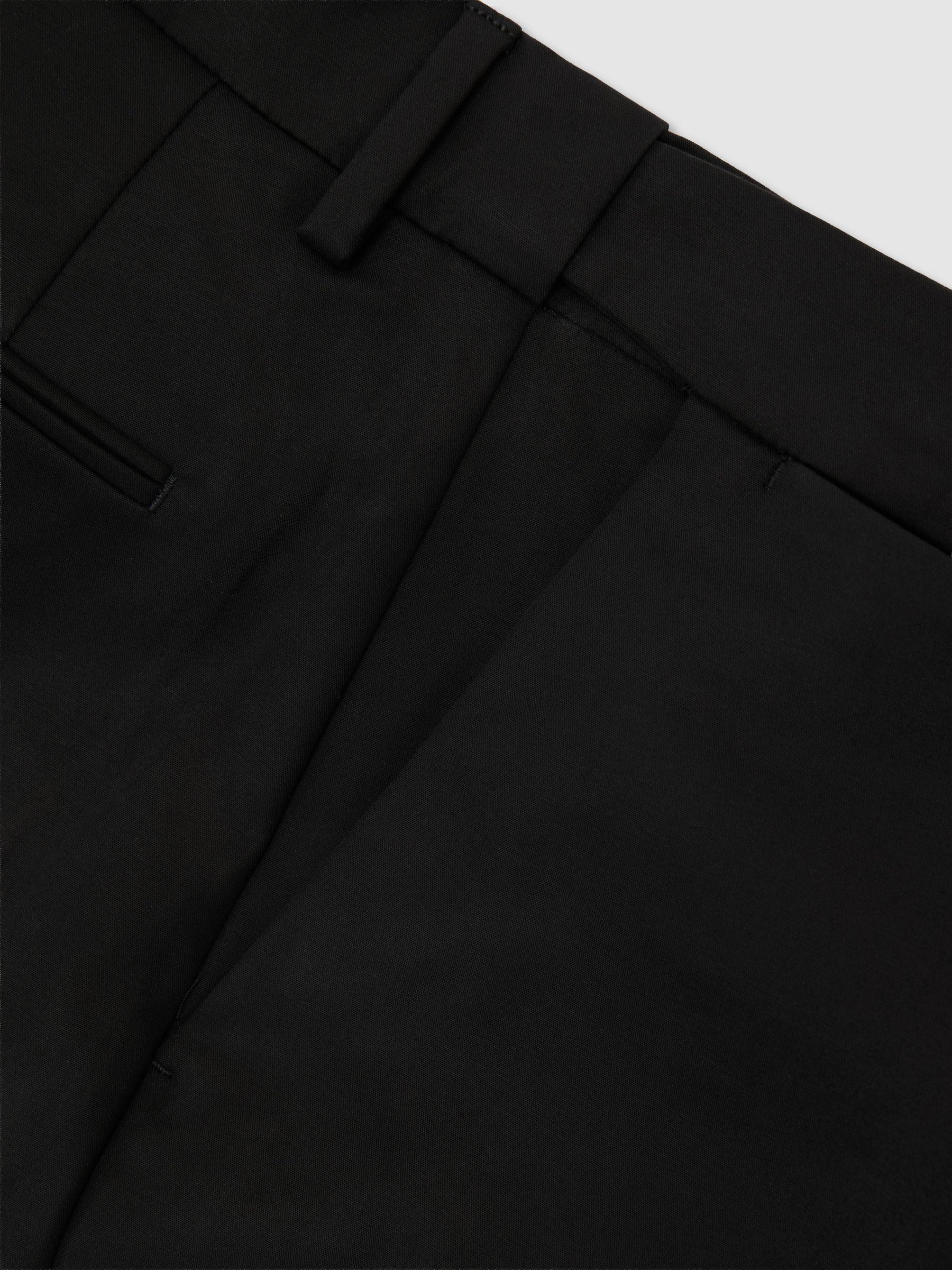 Cotton-Stretch Slim-Fit Chinos in Black - Image 7 of 7