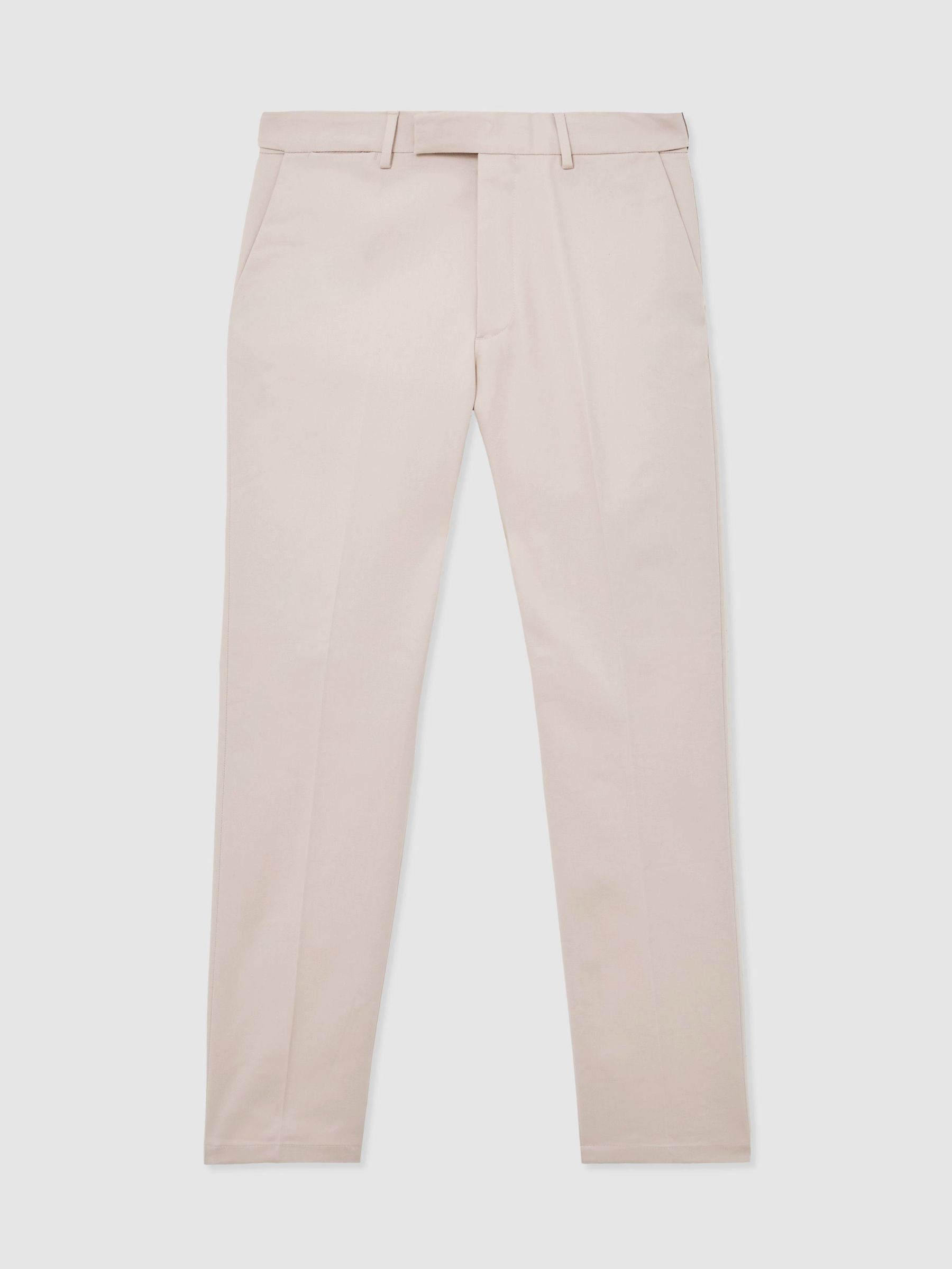 Cotton-Stretch Slim-Fit Chinos in Stone - Image 2 of 6
