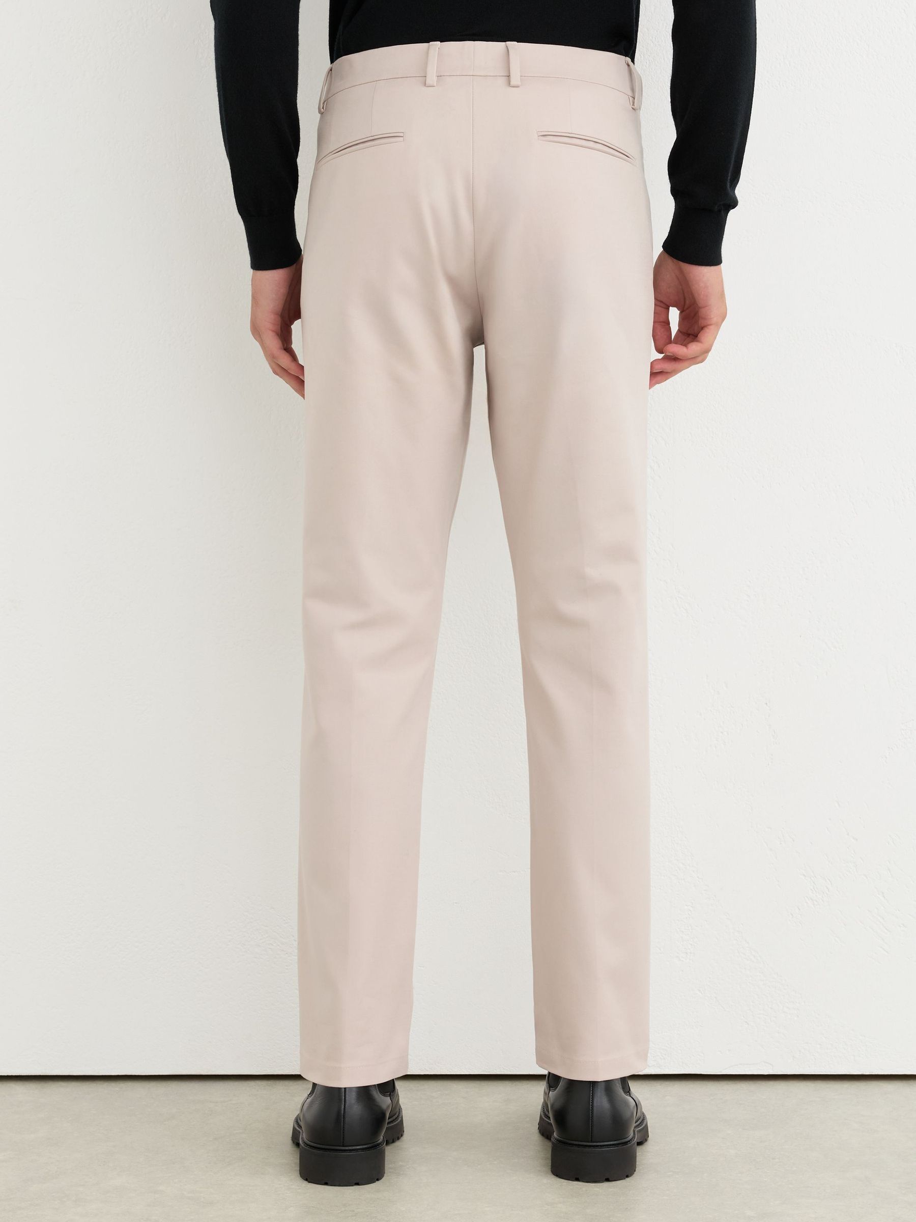 Cotton-Stretch Slim-Fit Chinos in Stone - Image 5 of 6