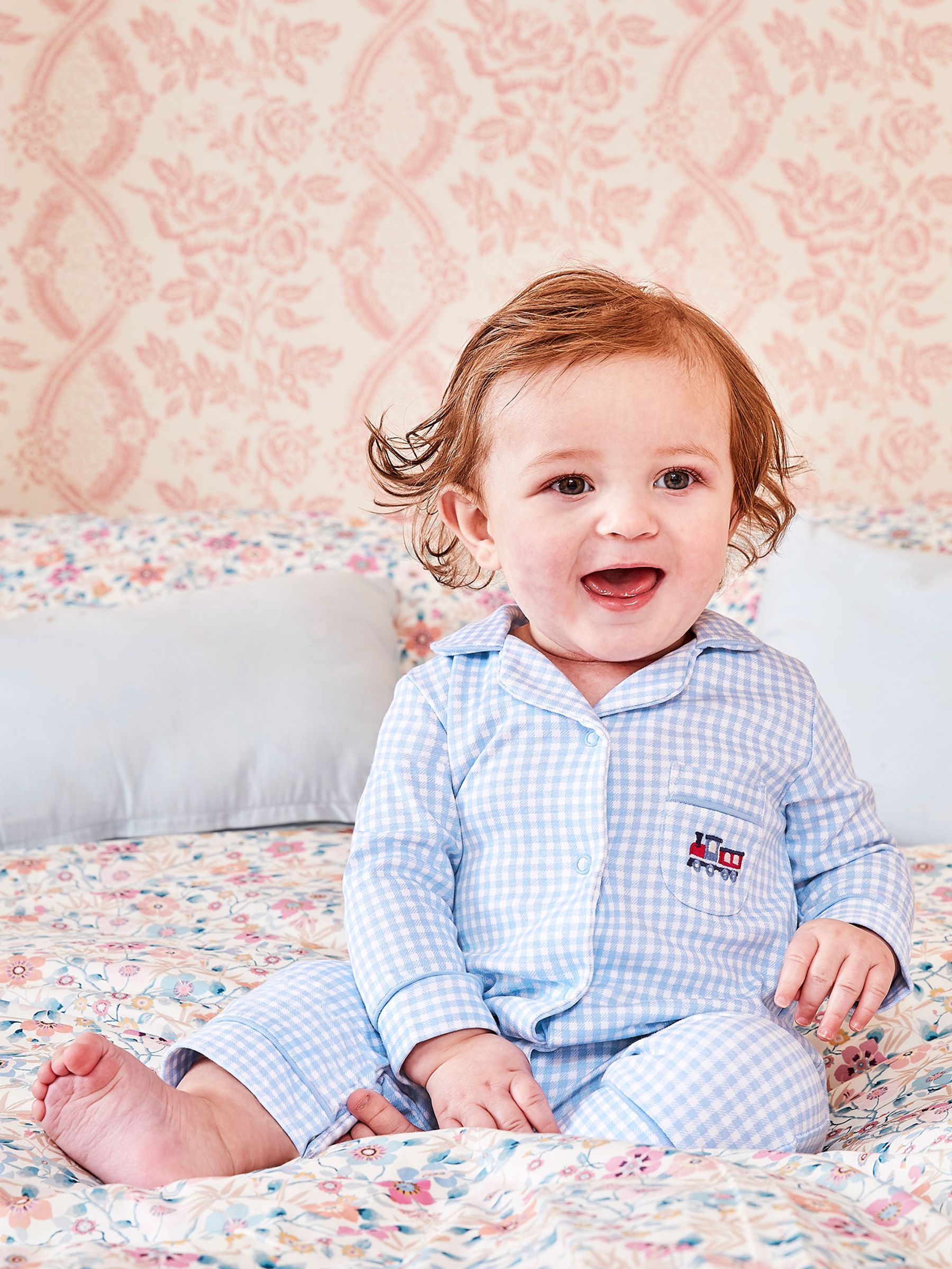 Blue Jersey All-in-One Pyjamas - Image 1 of 2