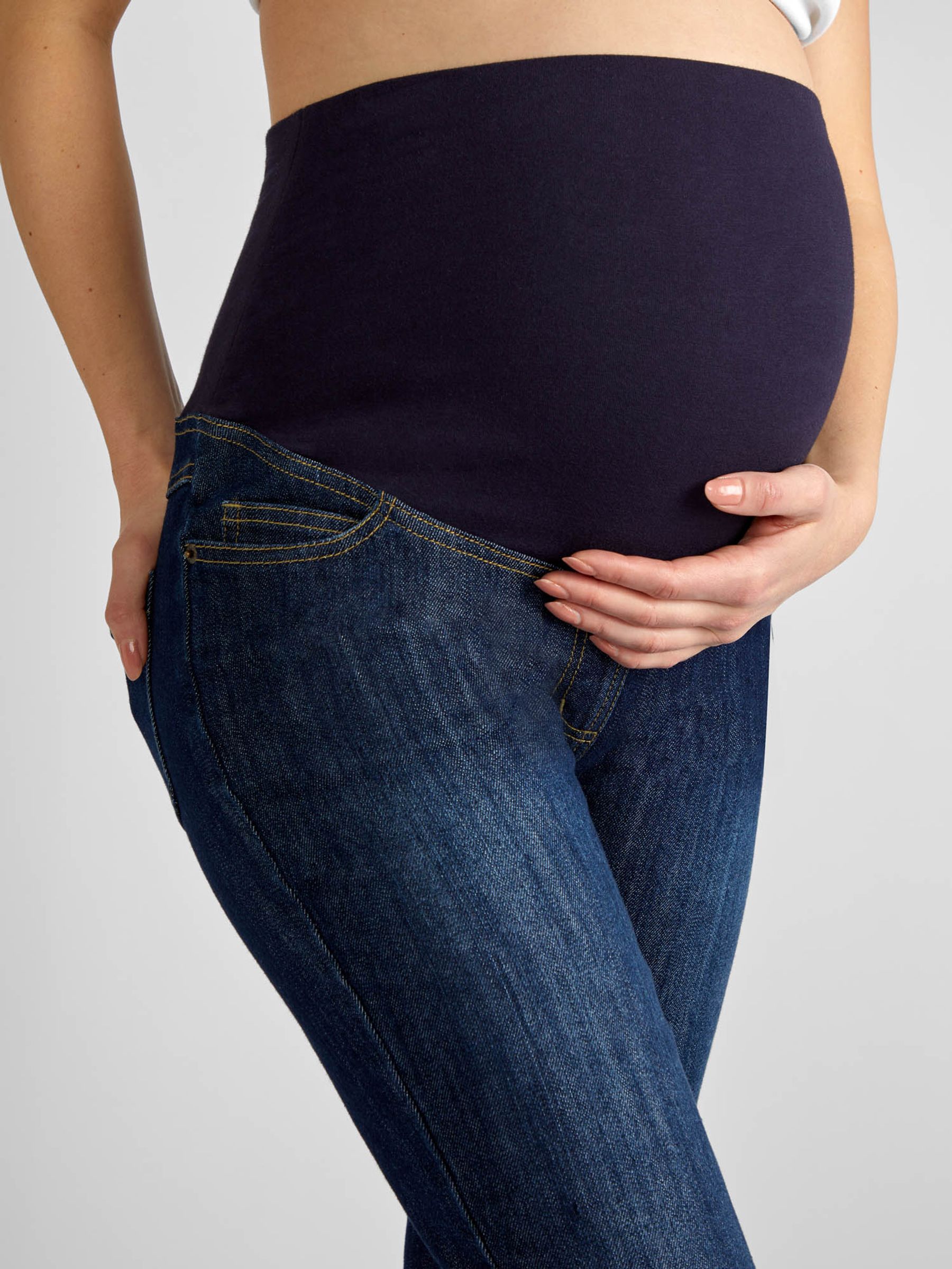 Mid Wash Straight Leg Maternity Jeans - Image 3 of 3