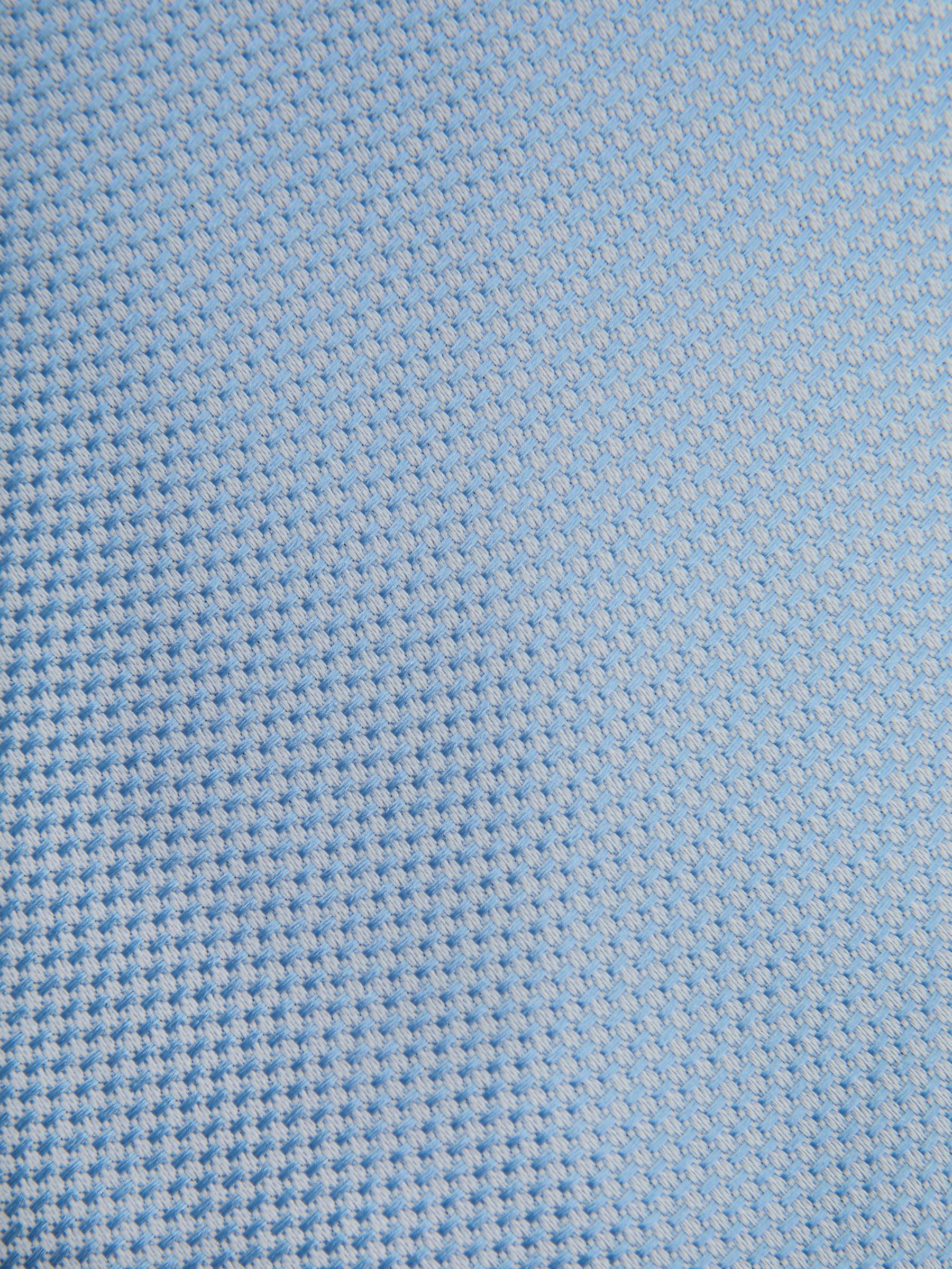 Textured Silk-Blend Tie in Soft Blue - Image 5 of 5