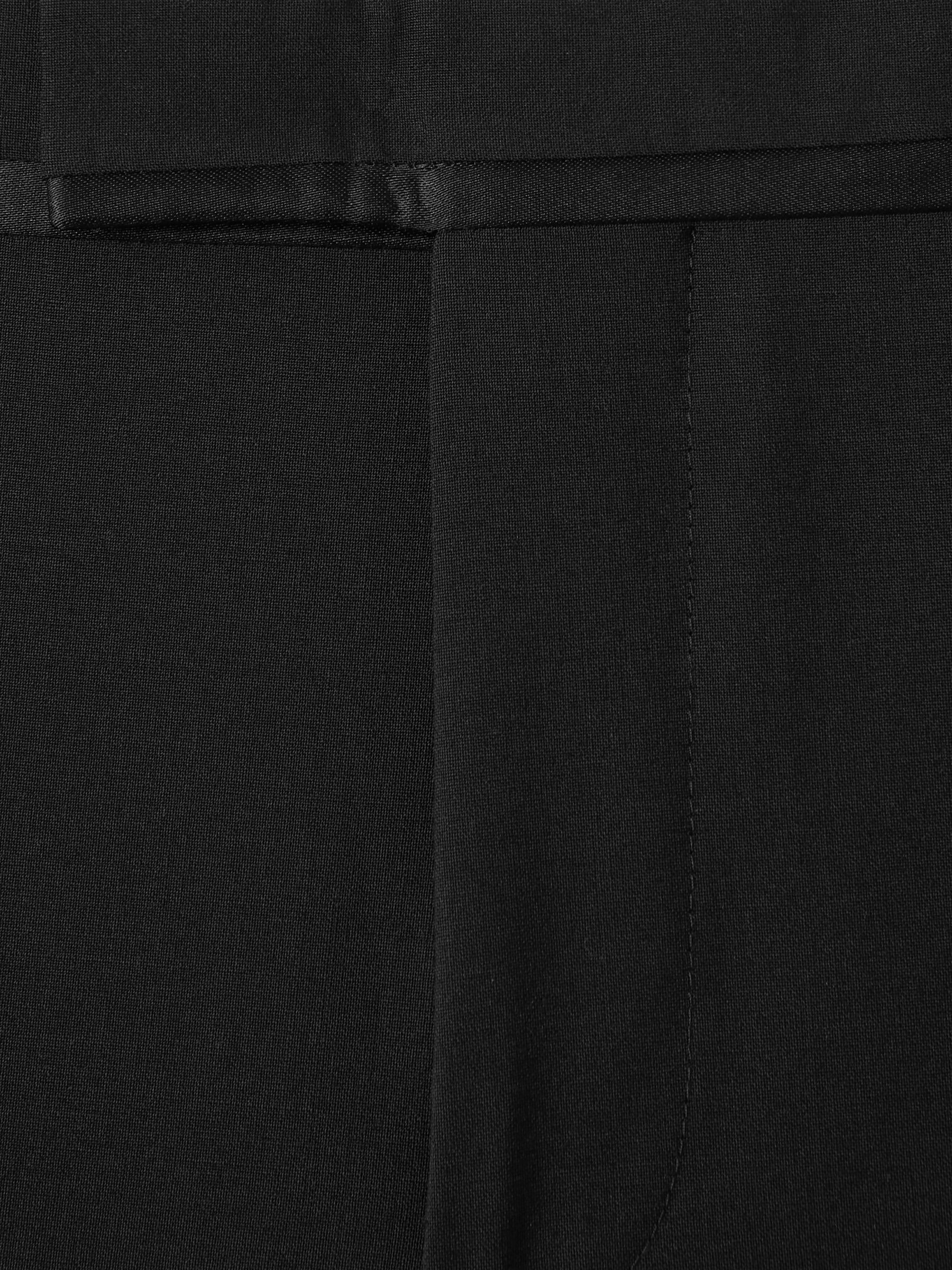 Modern Fit Tuxedo Trousers in Black - Image 7 of 7